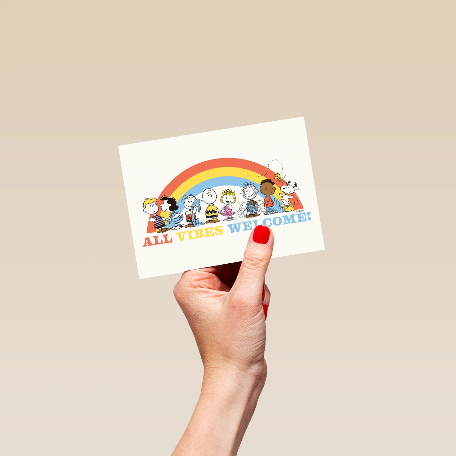 Personalised PEANUTS™ All Vibes Welcome Card - Image 4