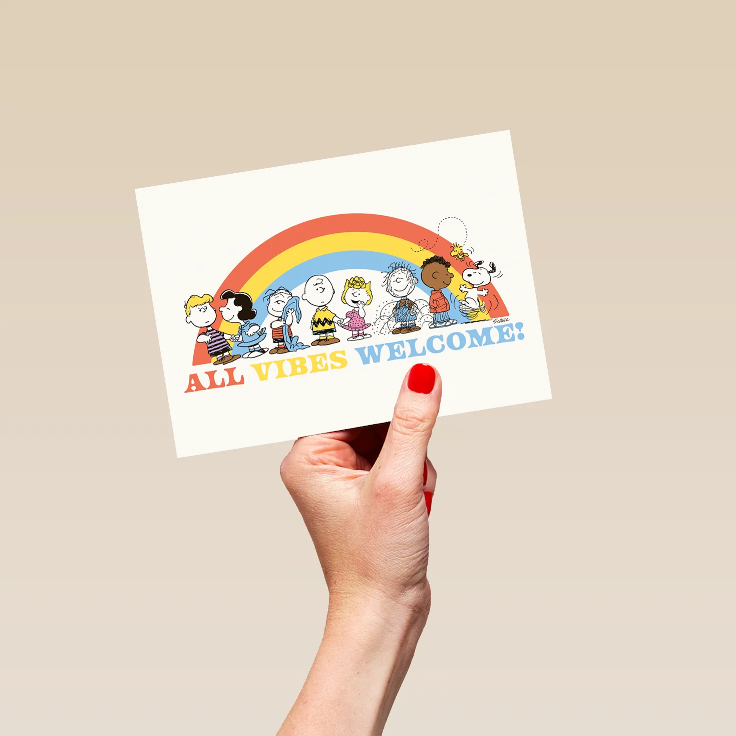 Personalised PEANUTS™ All Vibes Welcome Card - Image 5