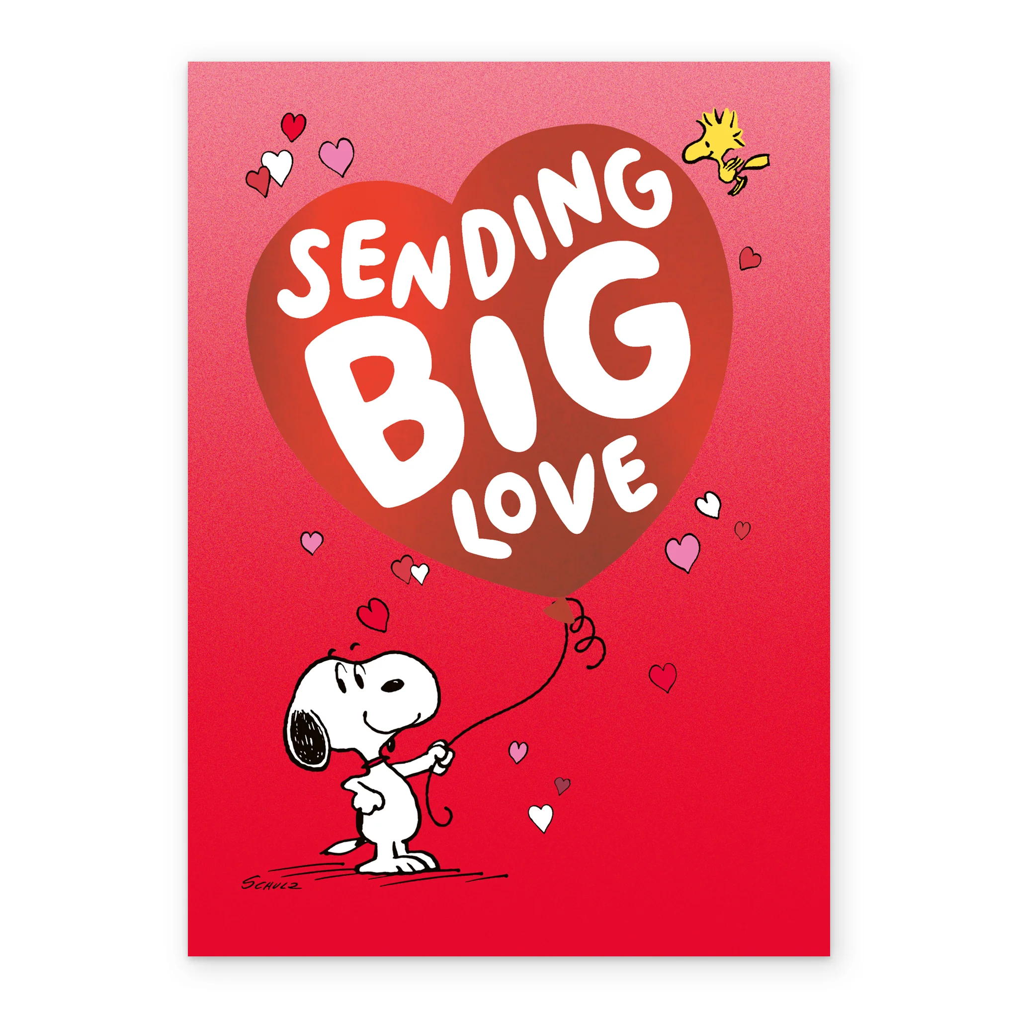 Personalised PEANUTS™️ 'Big Love' Valentine's Day Card - Image 2