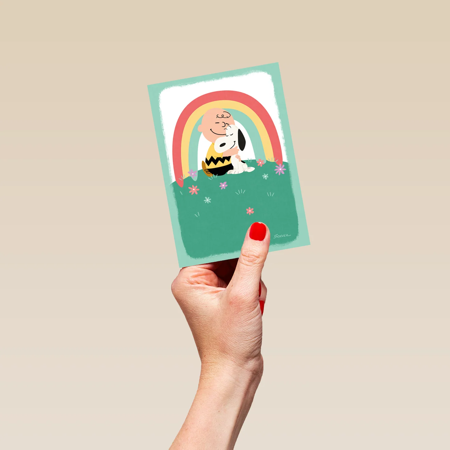 Personalised PEANUTS™ Charlie Brown & SNOOPY Thinking of You Card - Image 4
