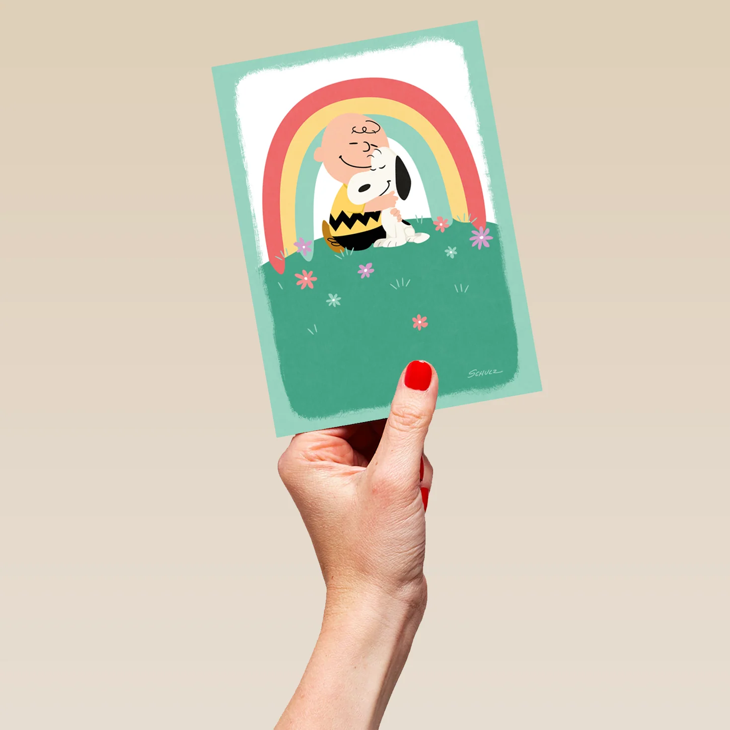 Personalised PEANUTS™ Charlie Brown & SNOOPY Thinking of You Card - Image 5