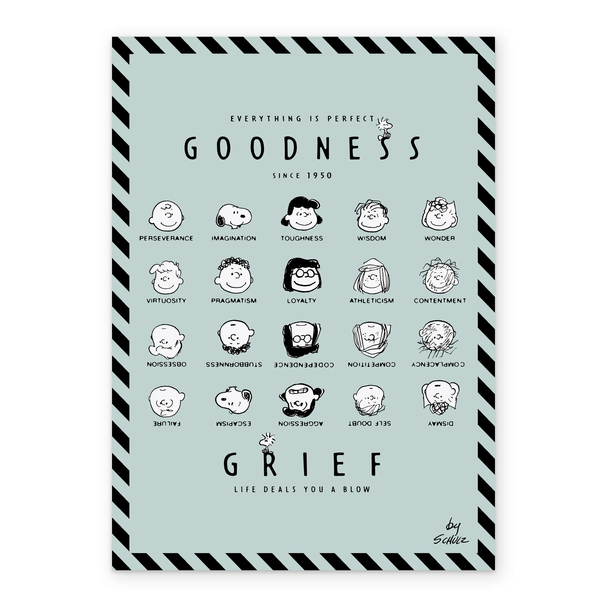 Personalised PEANUTS™ 'Goodness Grief' Just to Say Card - Image 2