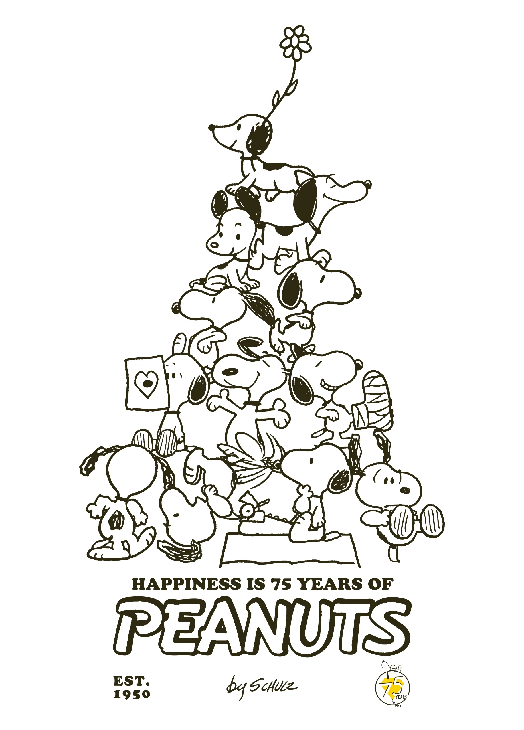 Personalised PEANUTS™ 'Happiness Is' Birthday Card