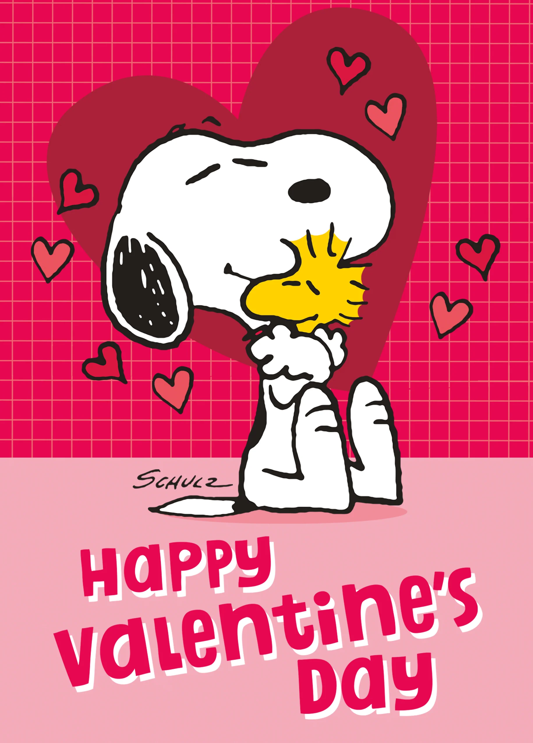 Personalised PEANUTS™️ 'Happiness is...' Valentine's Day Card
