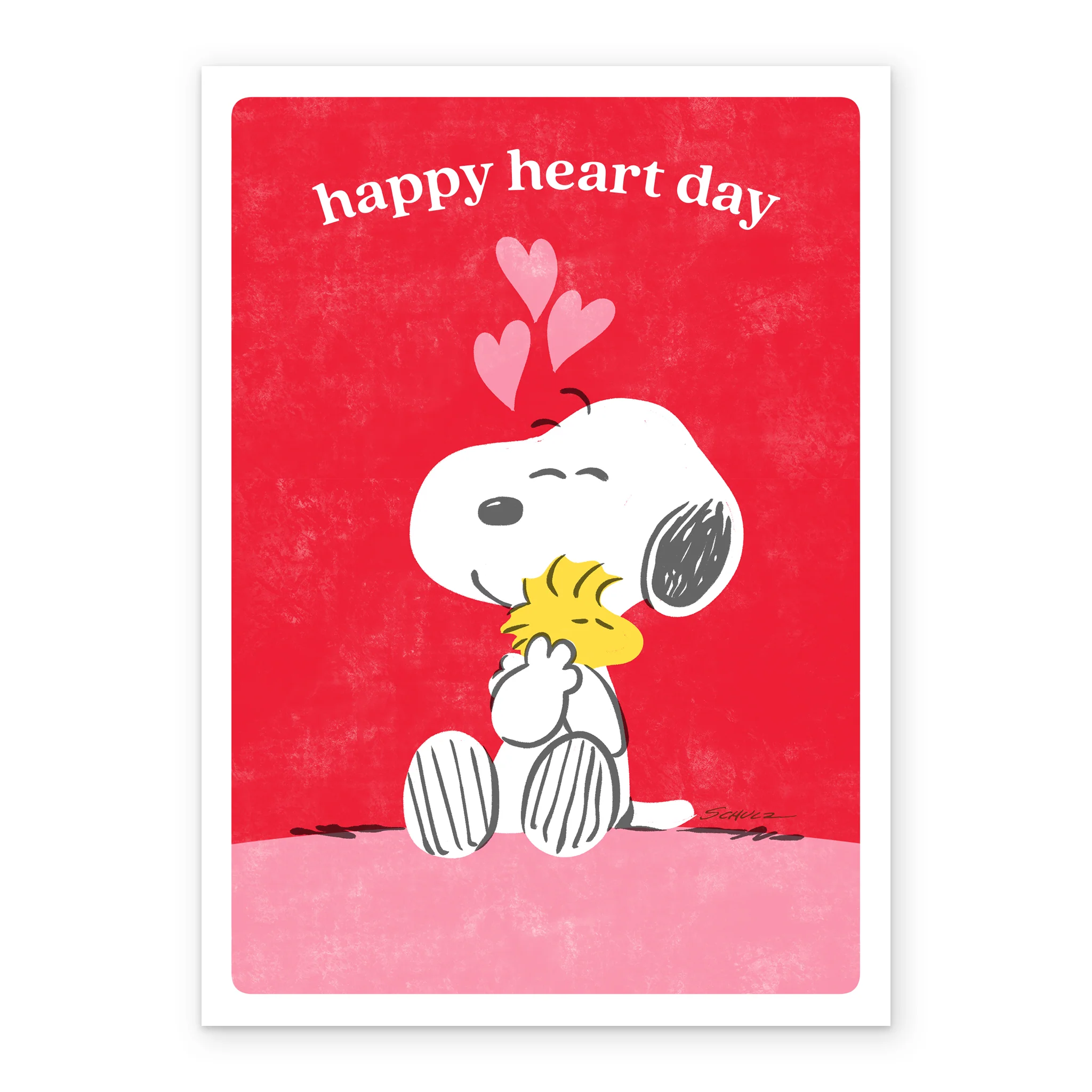 Personalised PEANUTS™️ 'Happy Heart Day' Valentine's Day Card - Image 2
