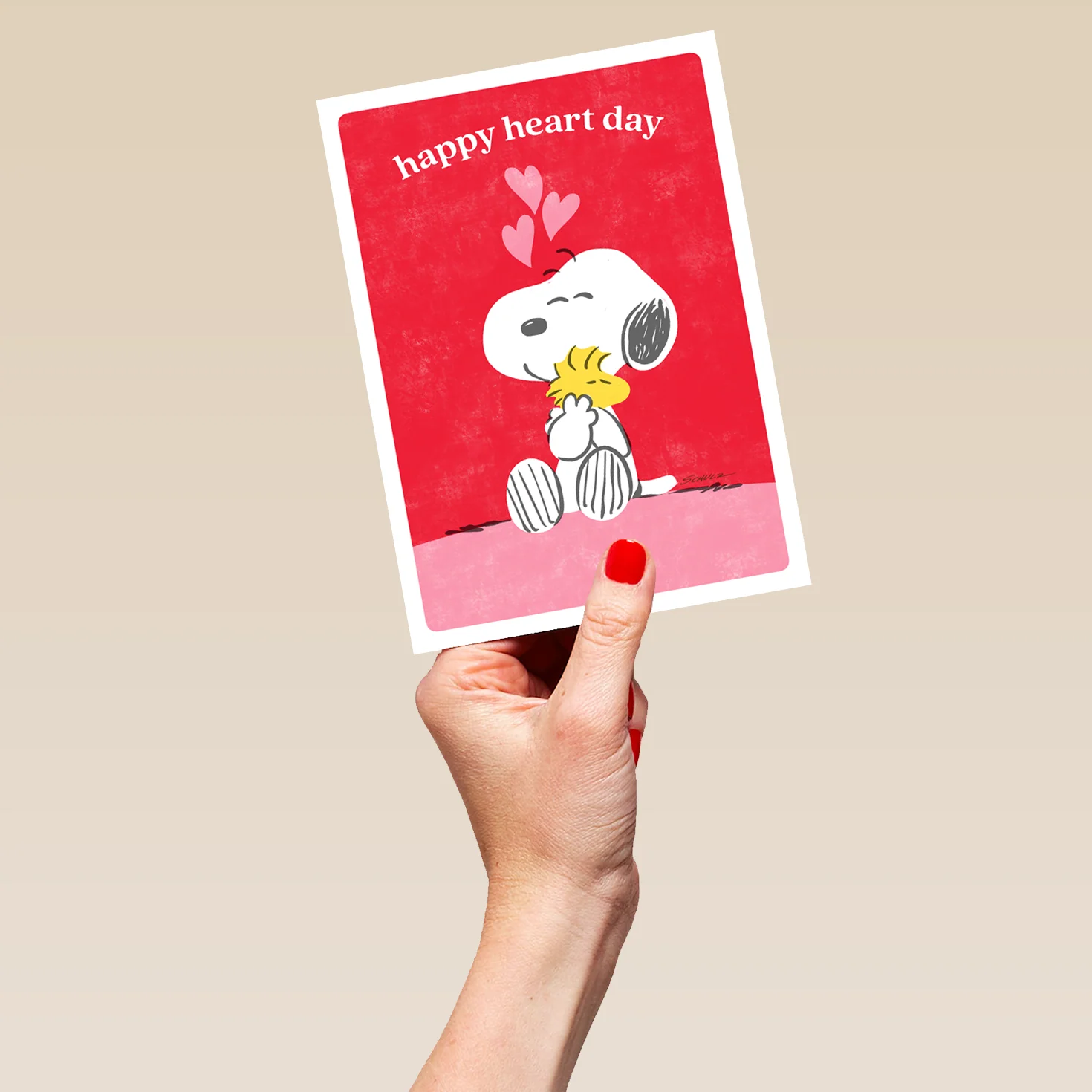 Personalised PEANUTS™️ 'Happy Heart Day' Valentine's Day Card - Image 5