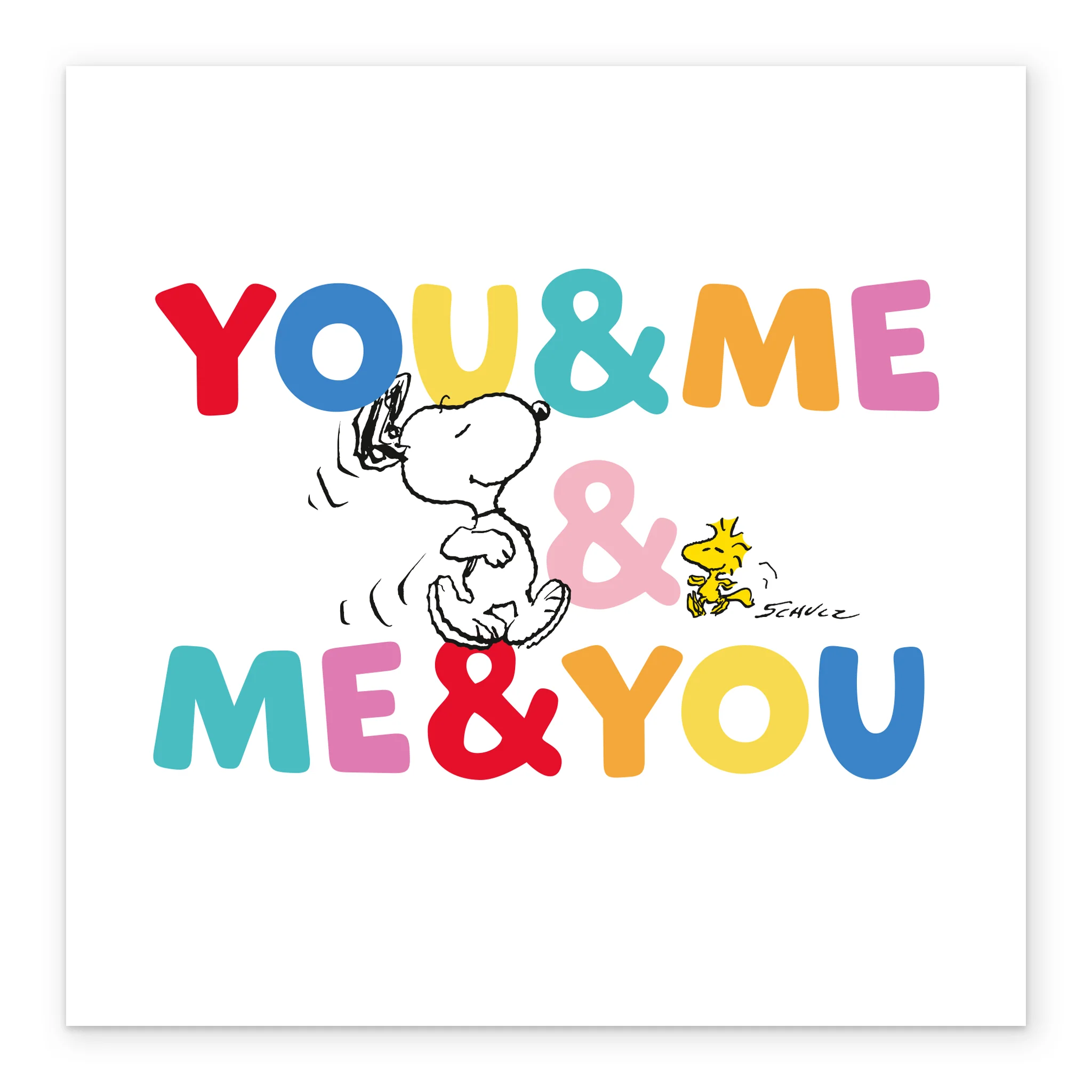 Personalised PEANUTS™️ 'Perfect For Each Other' Anniversary Card - Image 2