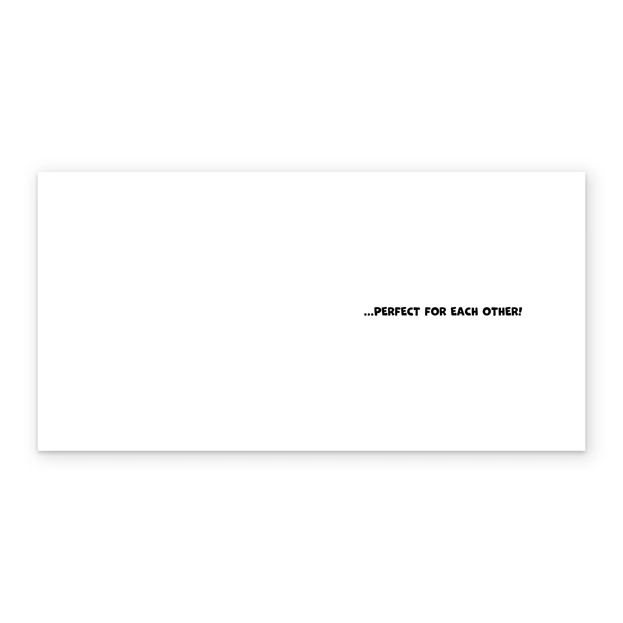 Personalised PEANUTS™️ 'Perfect For Each Other' Anniversary Card - Image 3