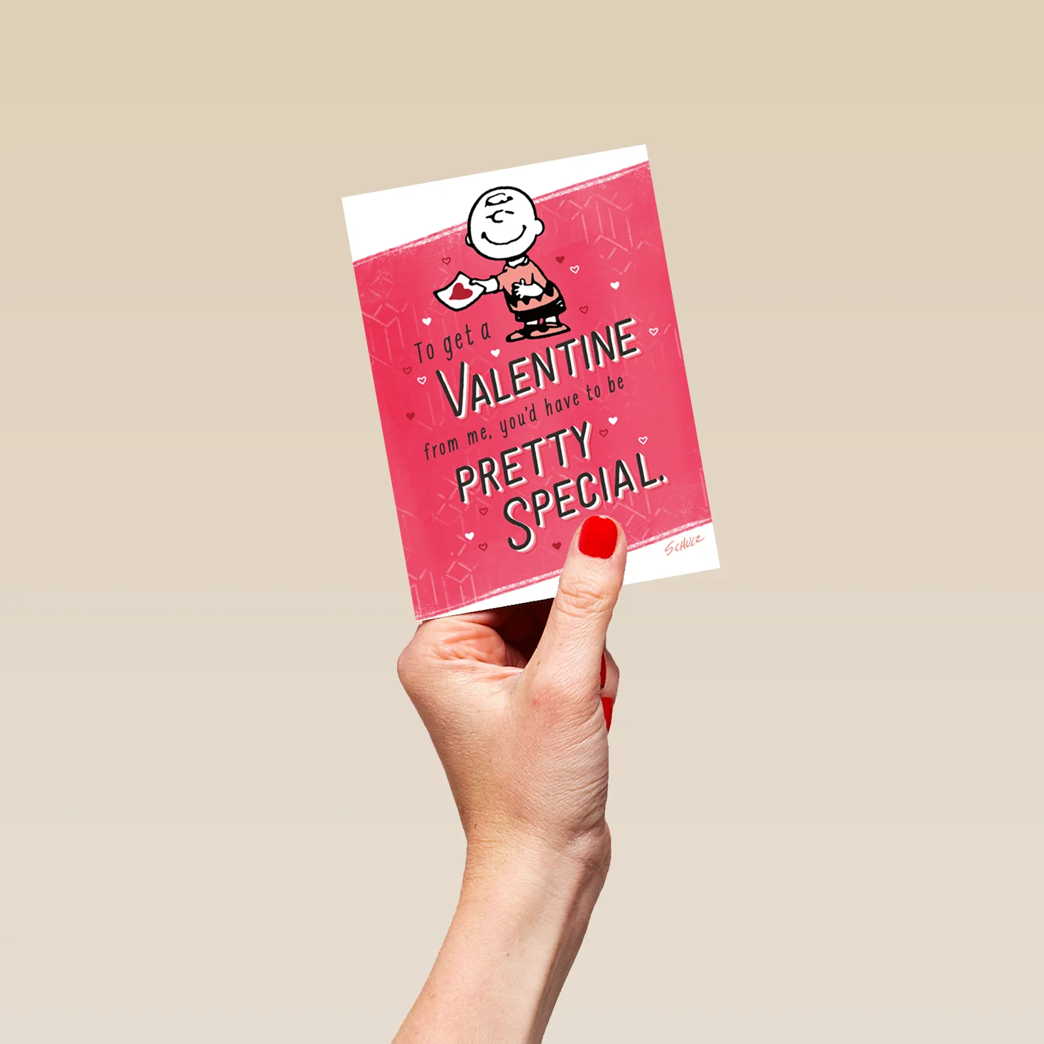 Personalised PEANUTS™️ 'Pretty Special' Valentine's Day Card - Image 4
