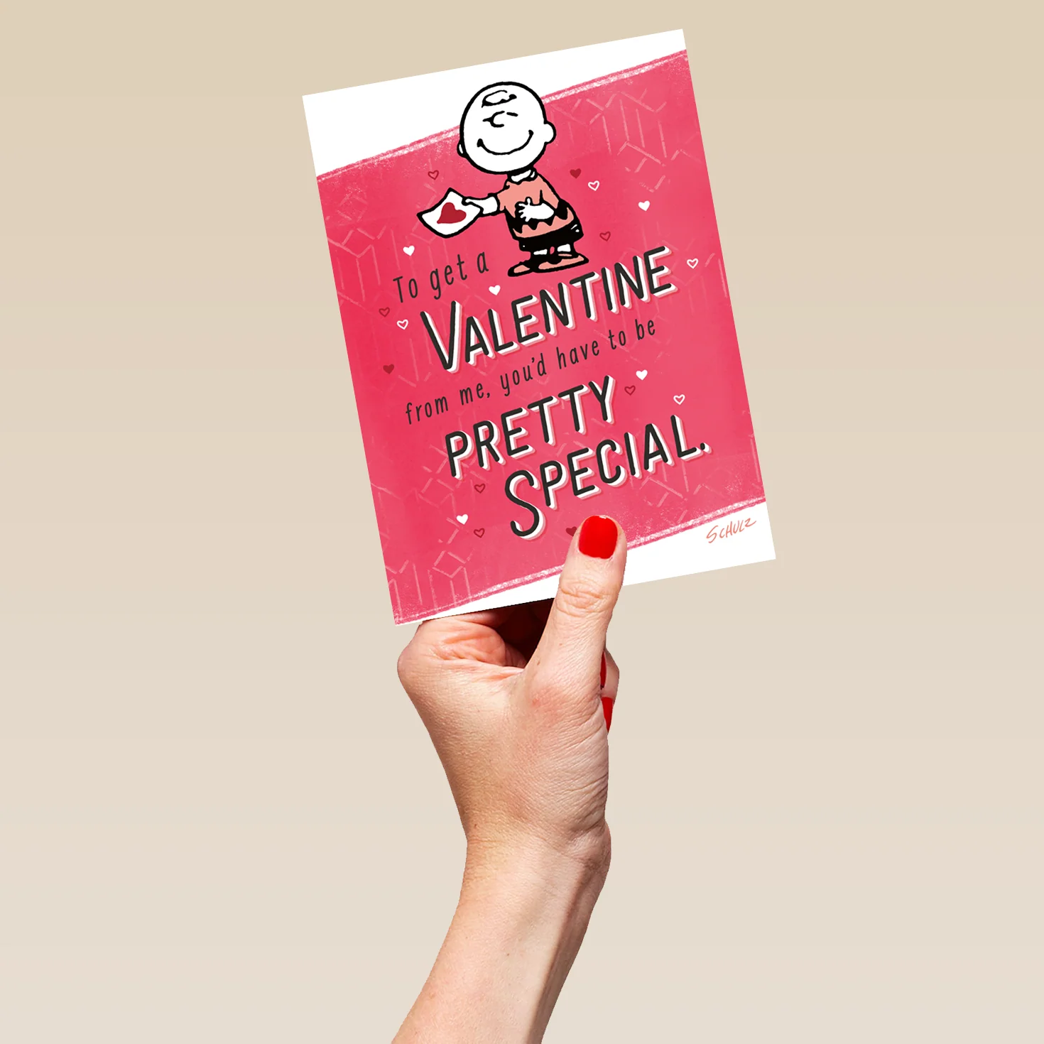 Personalised PEANUTS™️ 'Pretty Special' Valentine's Day Card - Image 5