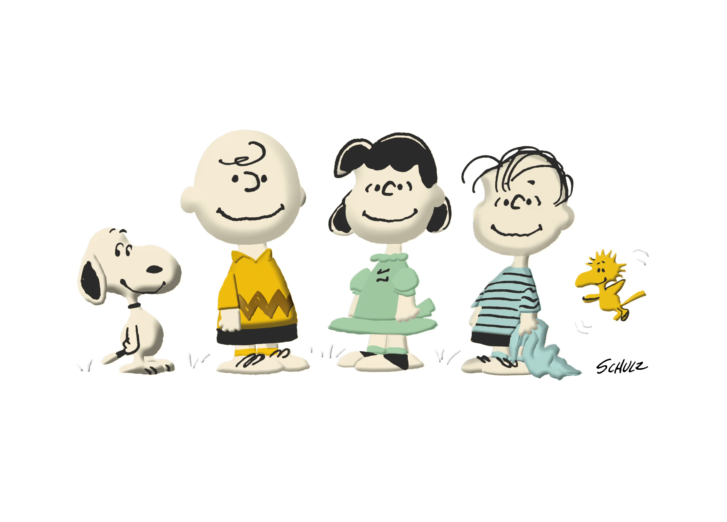 Personalised PEANUTS™️ 'Snoopy, Charlie Brown & Friends' Just To Say Card