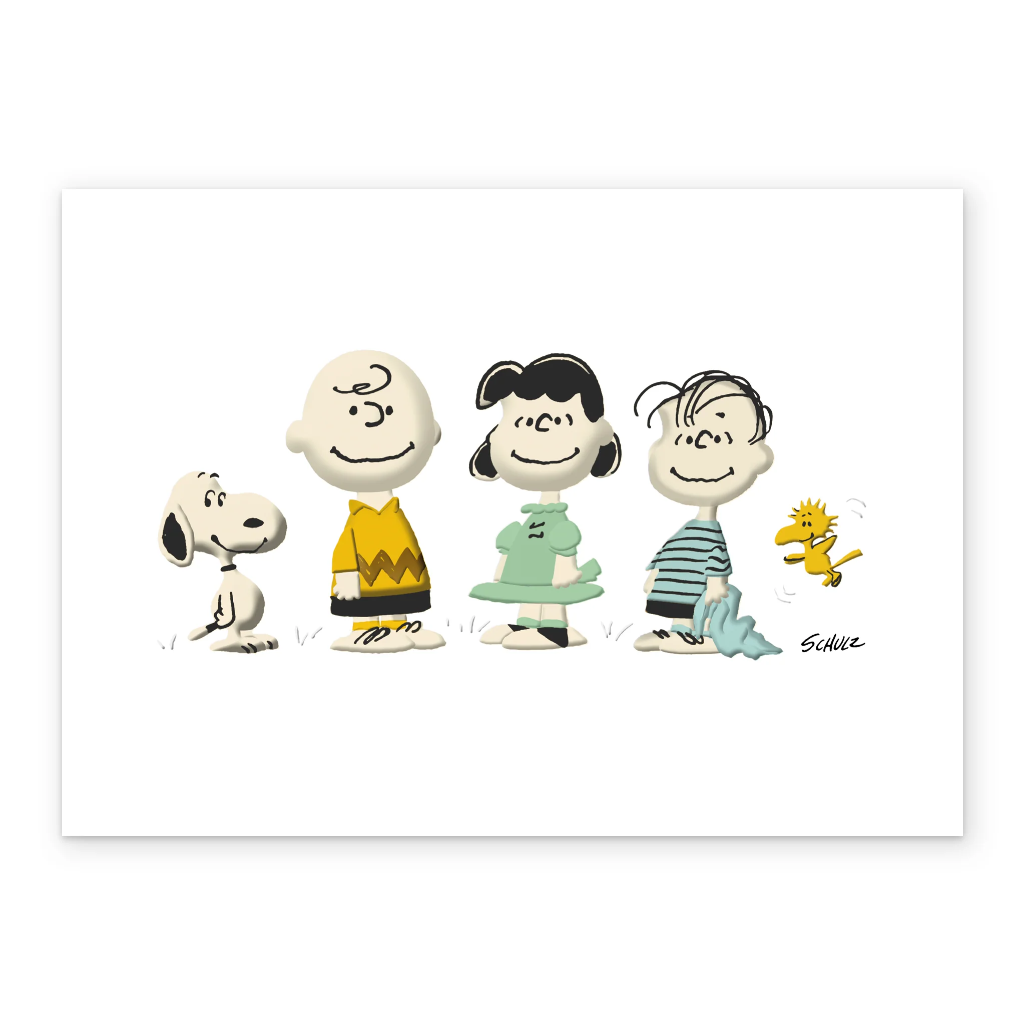 Personalised PEANUTS™️ 'Snoopy, Charlie Brown & Friends' Just To Say Card - Image 2