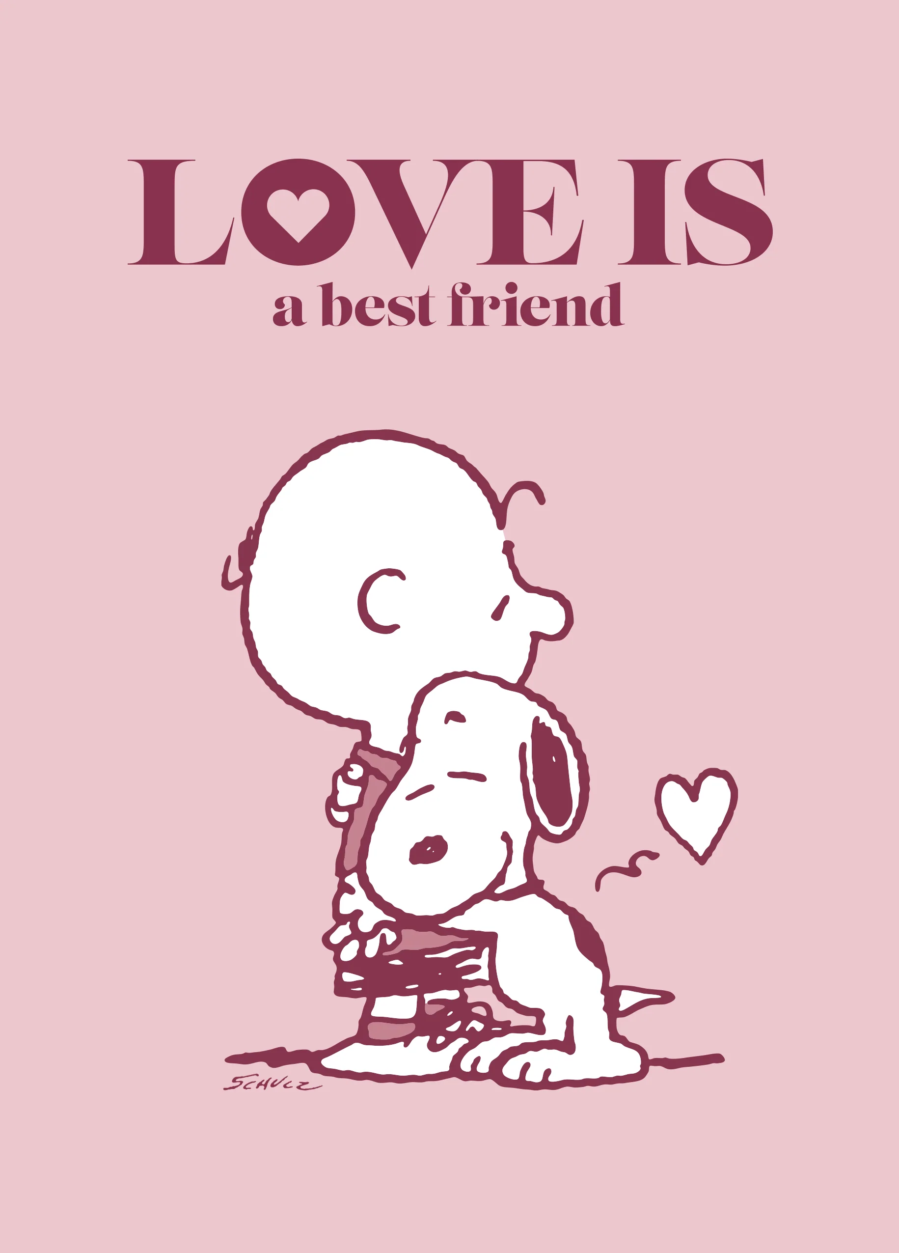 Personalised PEANUTS™ SNOOPY Charlie Brown Valentine's Day Card