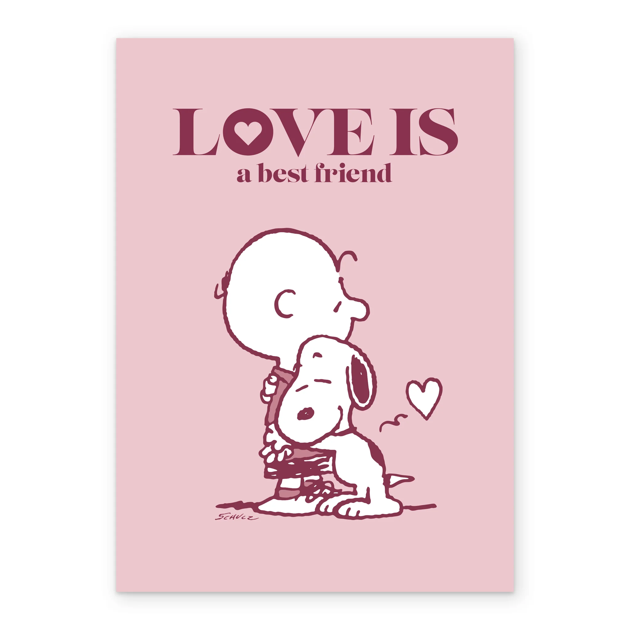 Personalised PEANUTS™ SNOOPY Charlie Brown Valentine's Day Card - Image 2