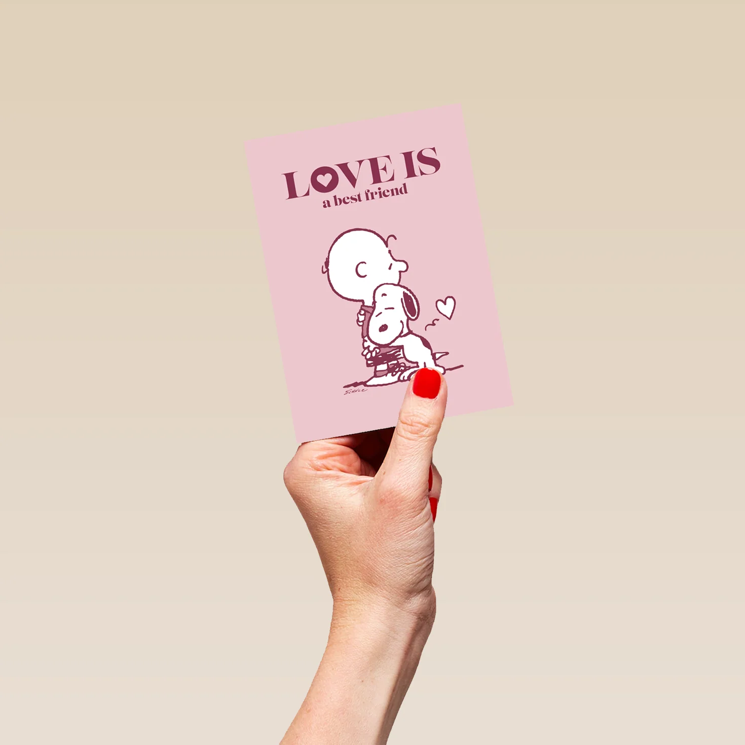 Personalised PEANUTS™ SNOOPY Charlie Brown Valentine's Day Card - Image 4