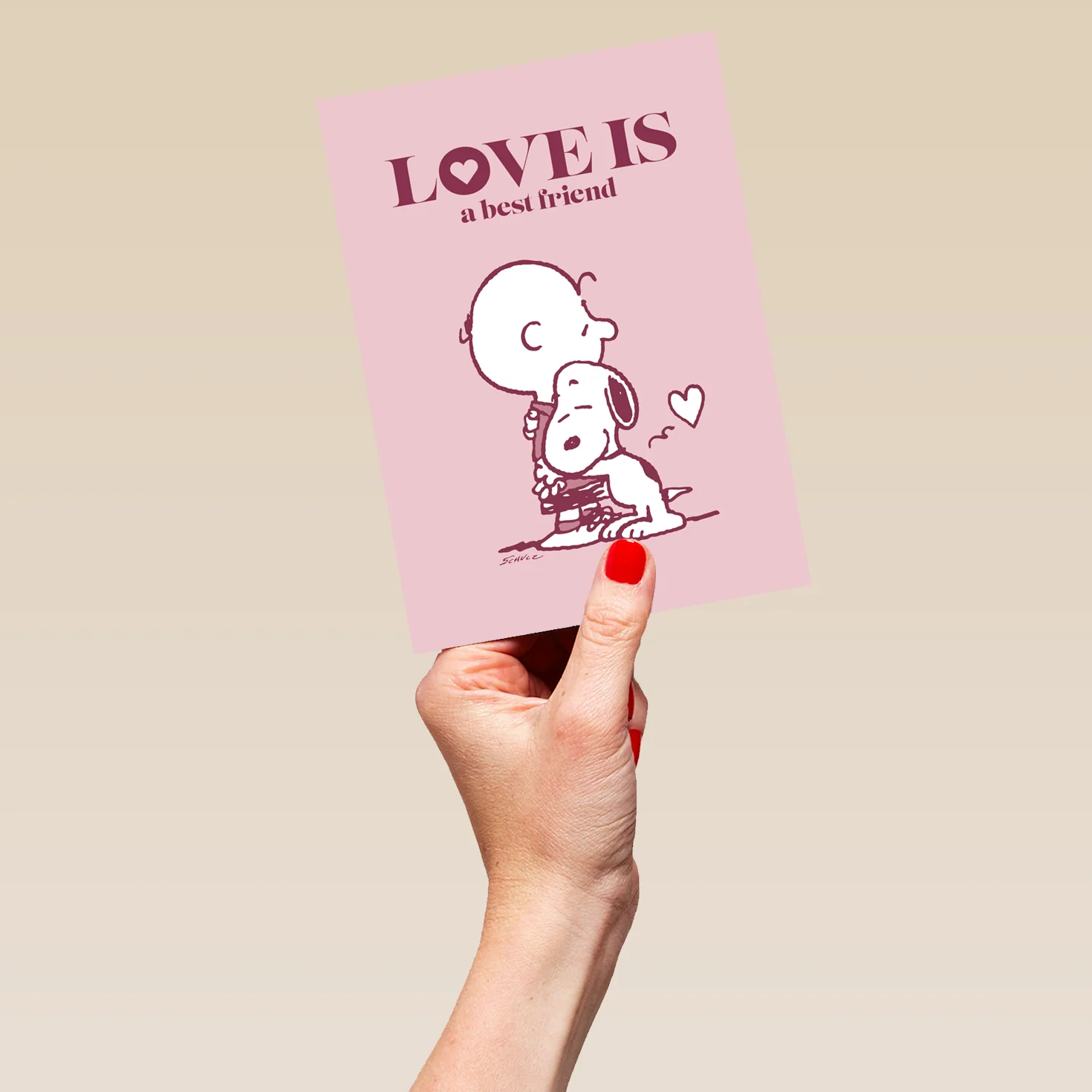 Personalised PEANUTS™ SNOOPY Charlie Brown Valentine's Day Card - Image 5