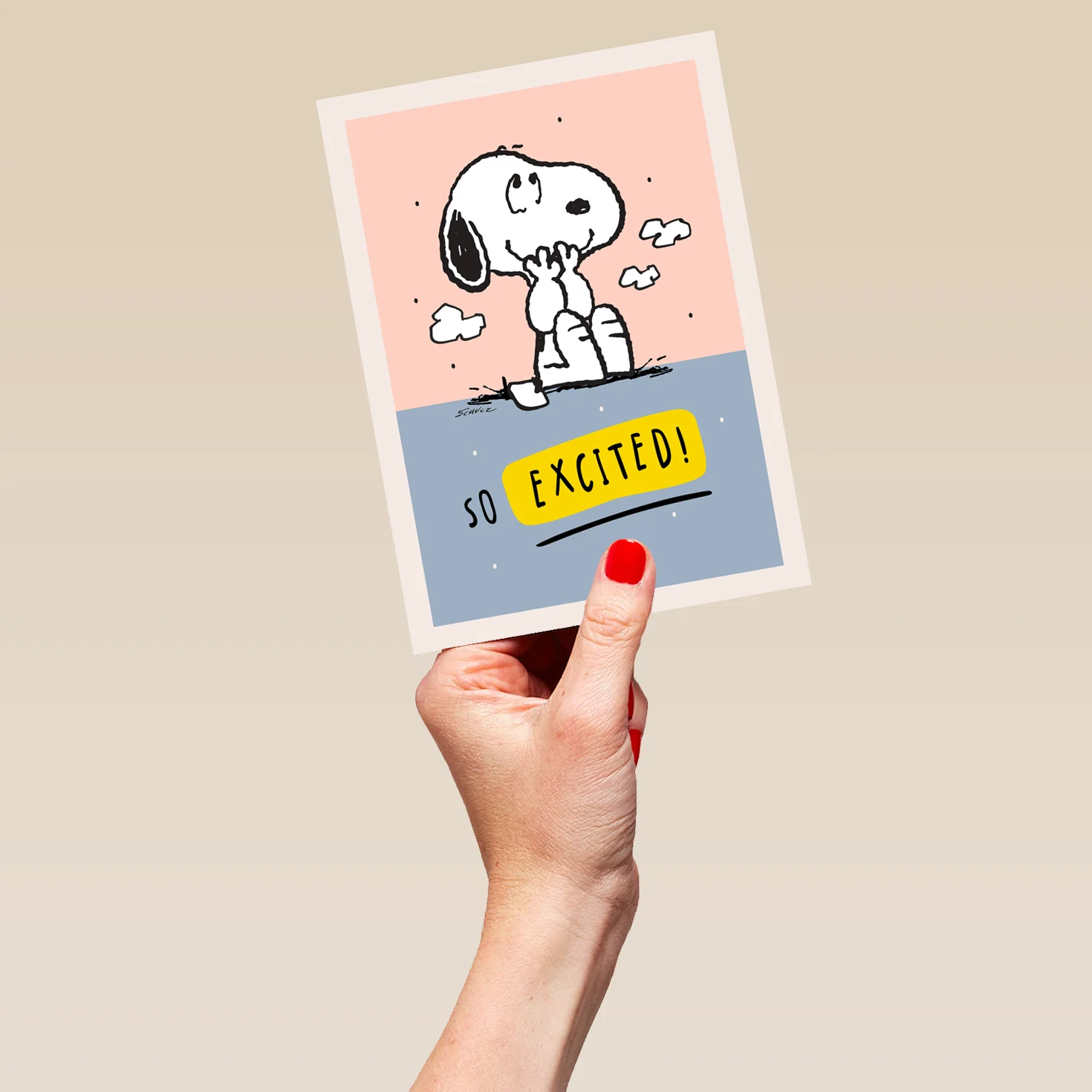 Personalised PEANUTS™ SNOOPY Excited Birthday Card - Image 5