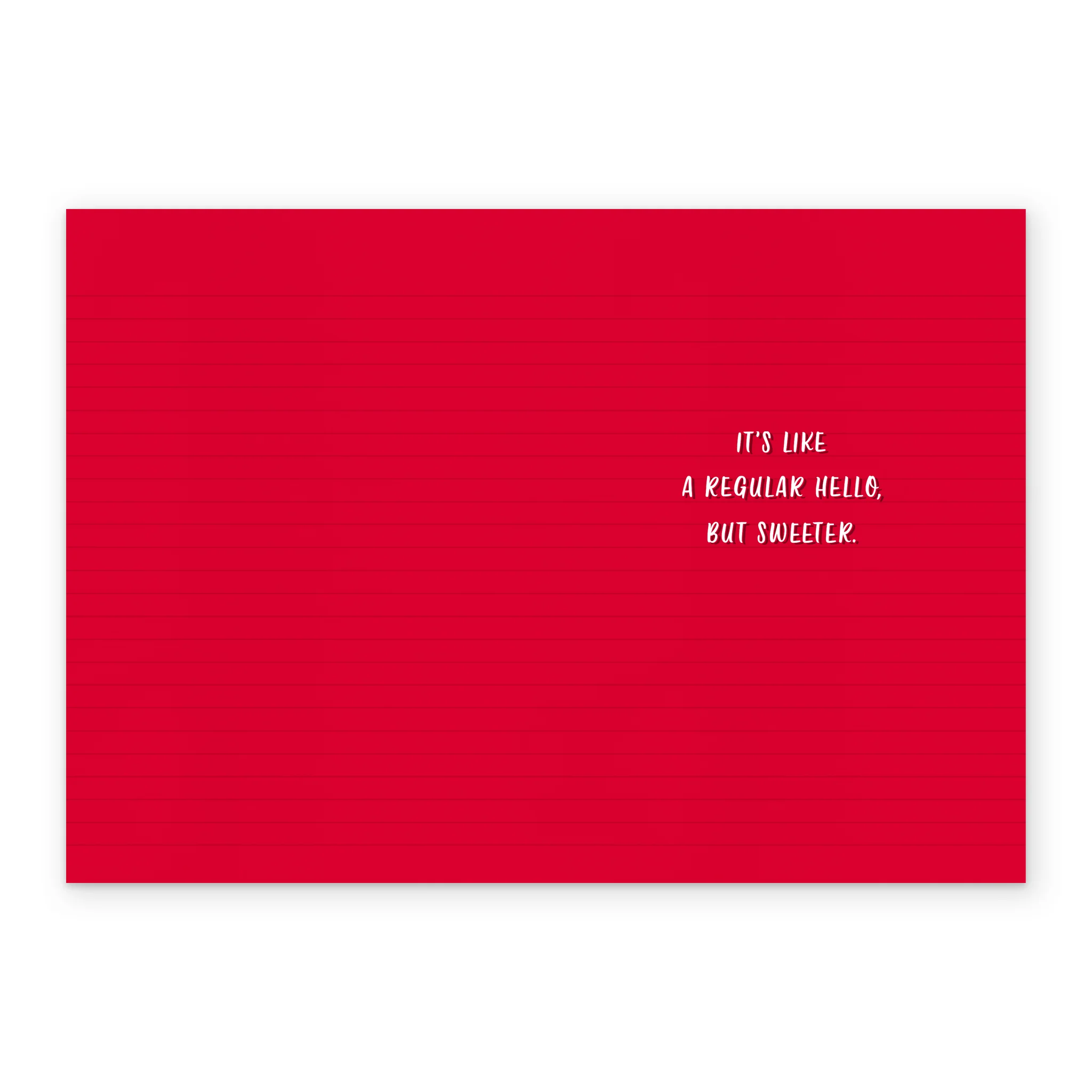 Personalised PEANUTS™ SNOOPY 'Hello' Valentine's Day Card - Image 3