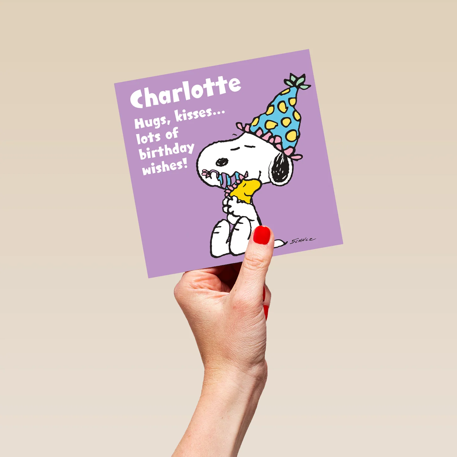 Personalised PEANUTS™ SNOOPY & Woodstock Birthday Card - Image 5