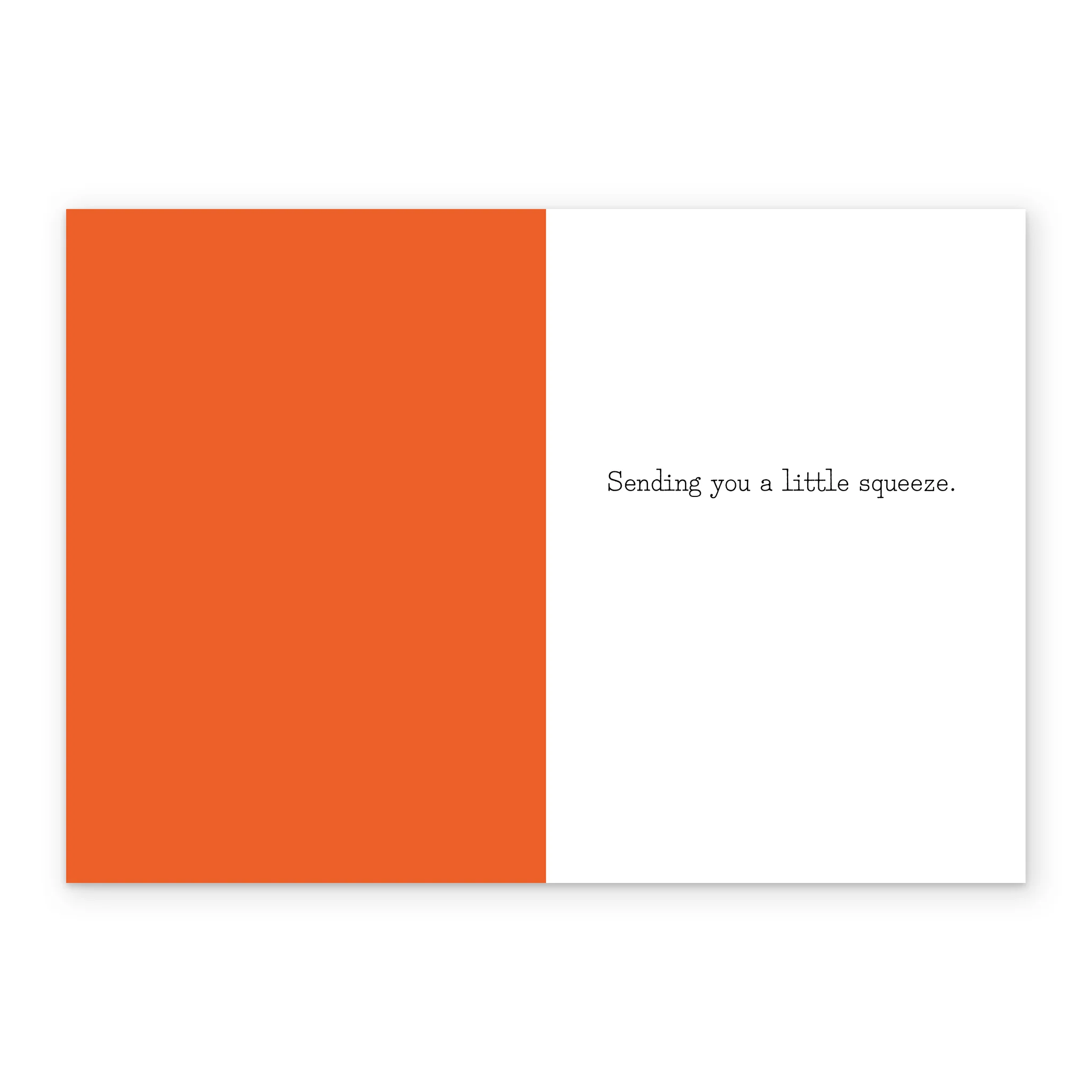 Personalised PEANUTS™ Snoopy & Woodstock 'Little Squeeze' Thinking of You Card - Image 3