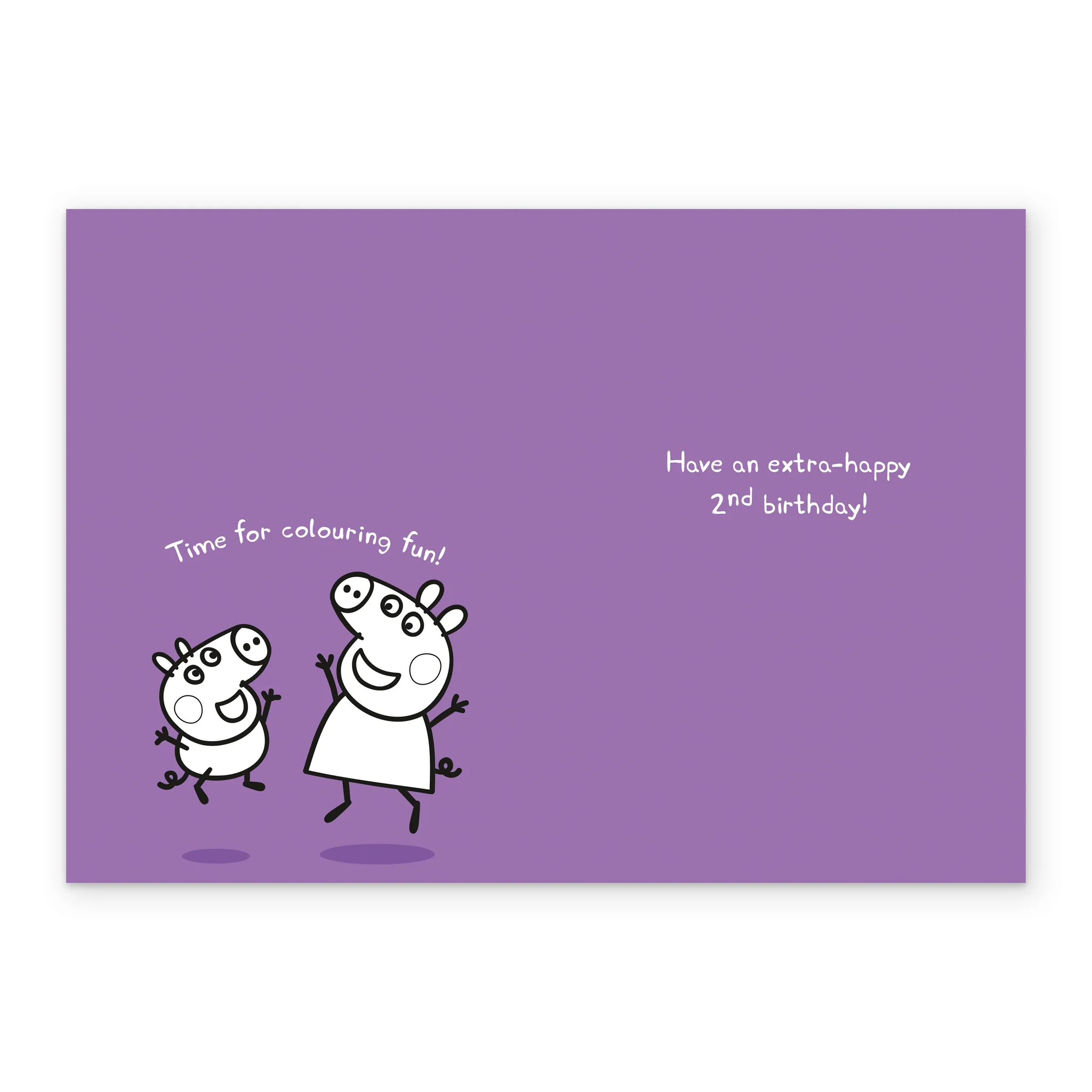 Personalised Peppa Pig 2nd Birthday Card - Image 3