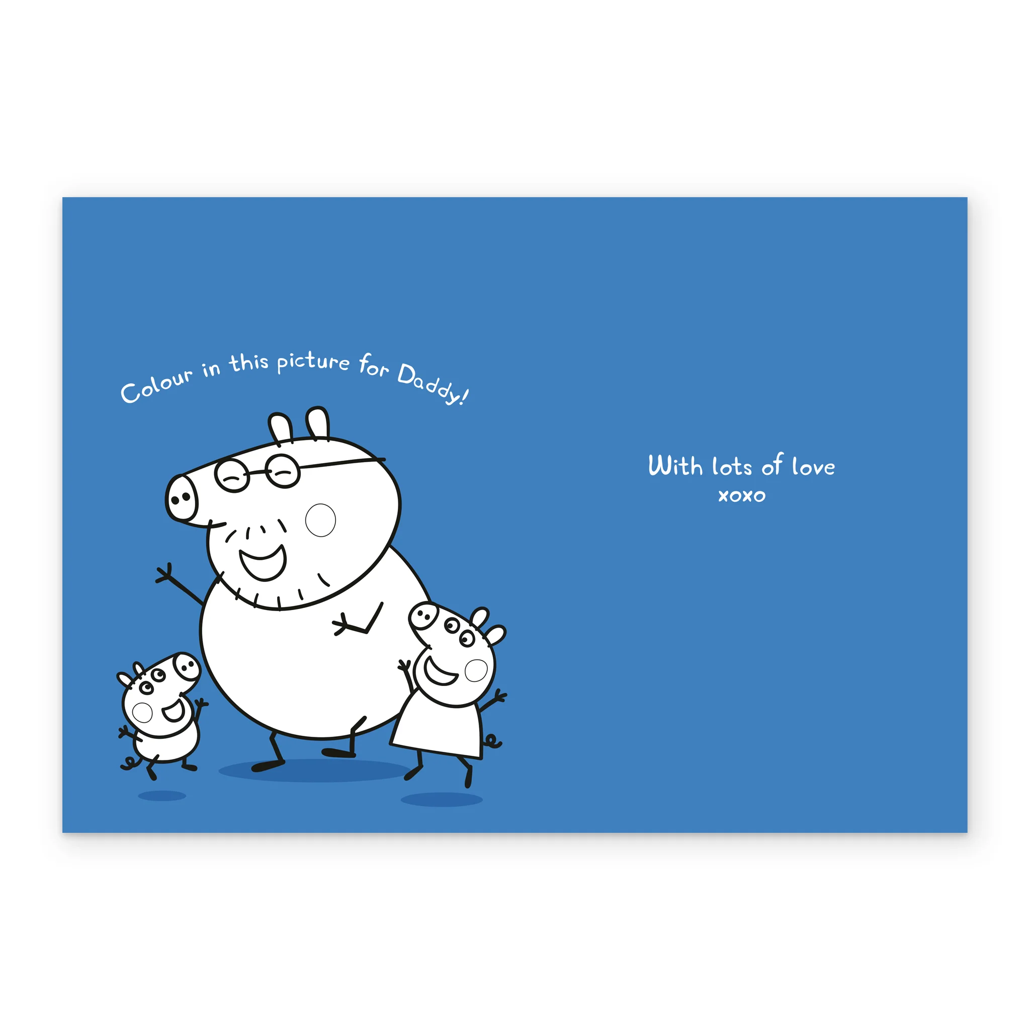 Personalised Peppa Pig Birthday Card For Daddy - Image 3