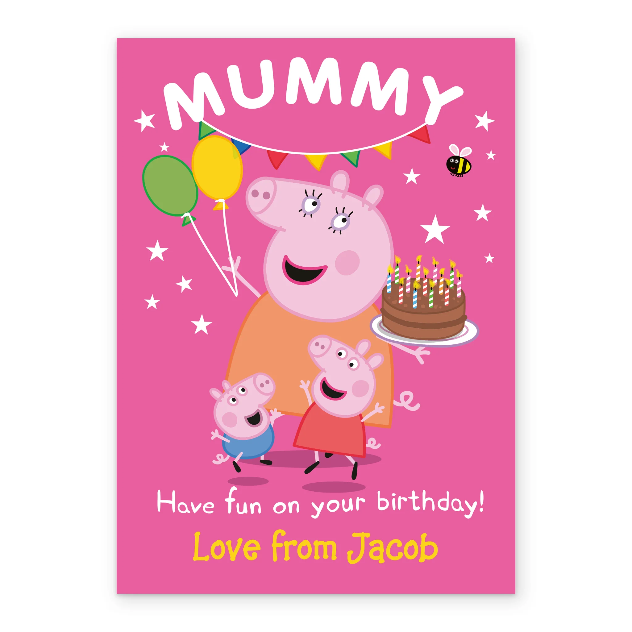 Personalised Peppa Pig Birthday Card For Mummy - Image 2