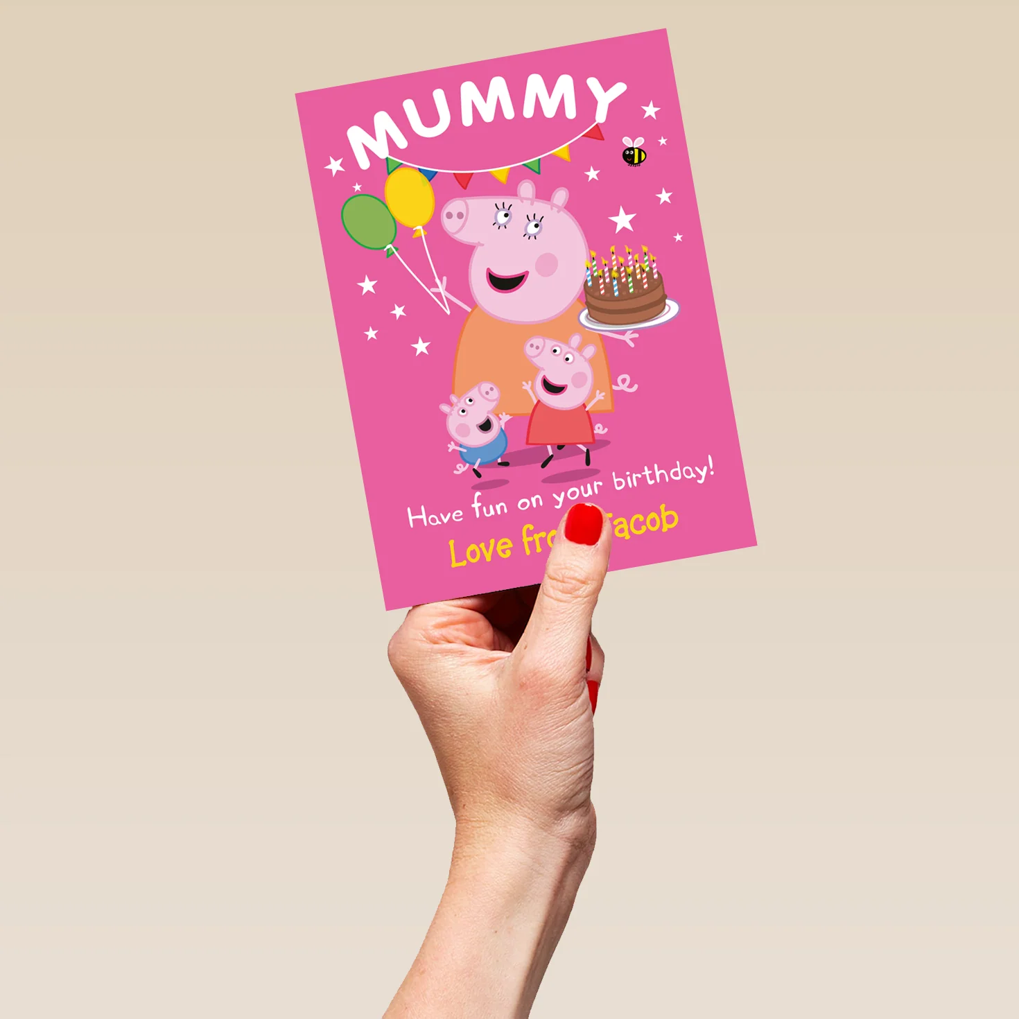 Personalised Peppa Pig Birthday Card For Mummy - Image 5