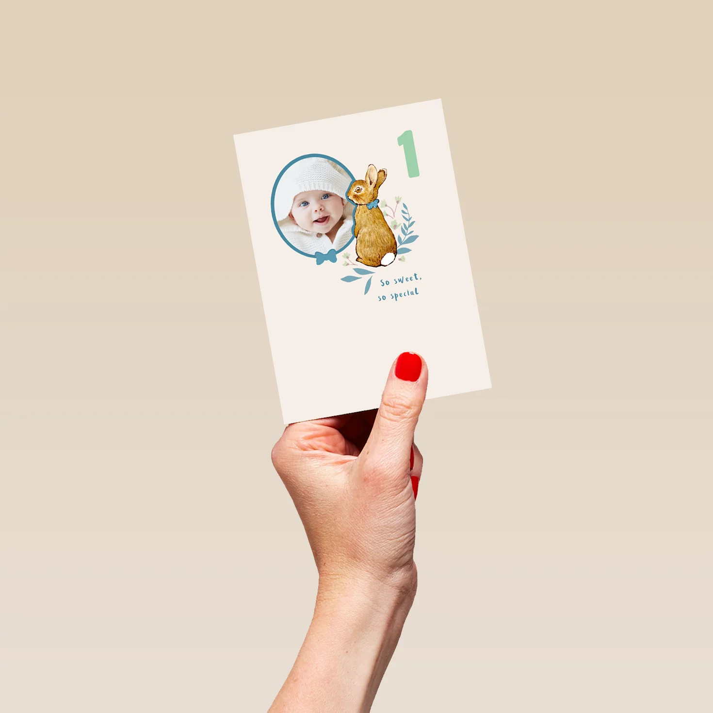 Personalised Peter Rabbit™ Photo Upload Birthday Card For Boys - Image 4