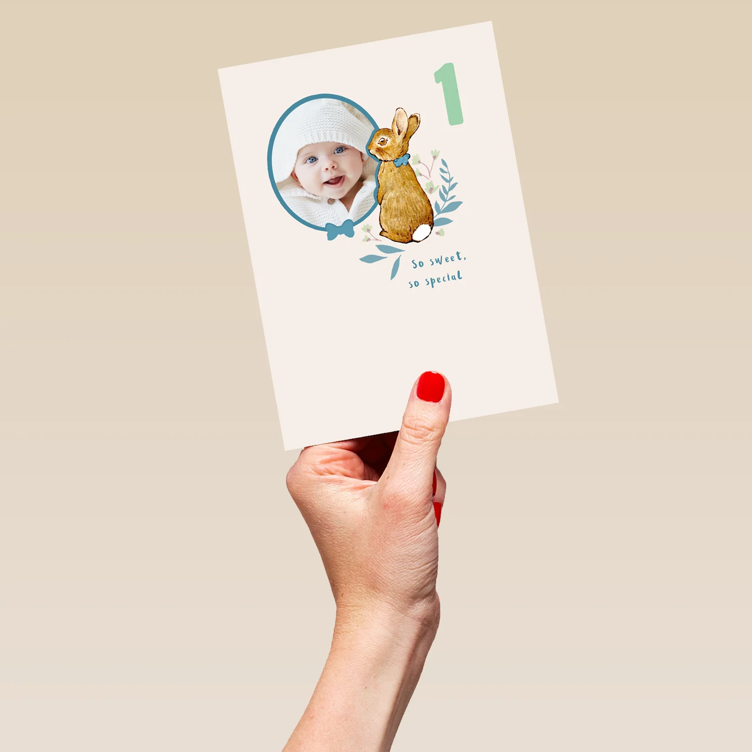 Personalised Peter Rabbit™ Photo Upload Birthday Card For Boys - Image 5