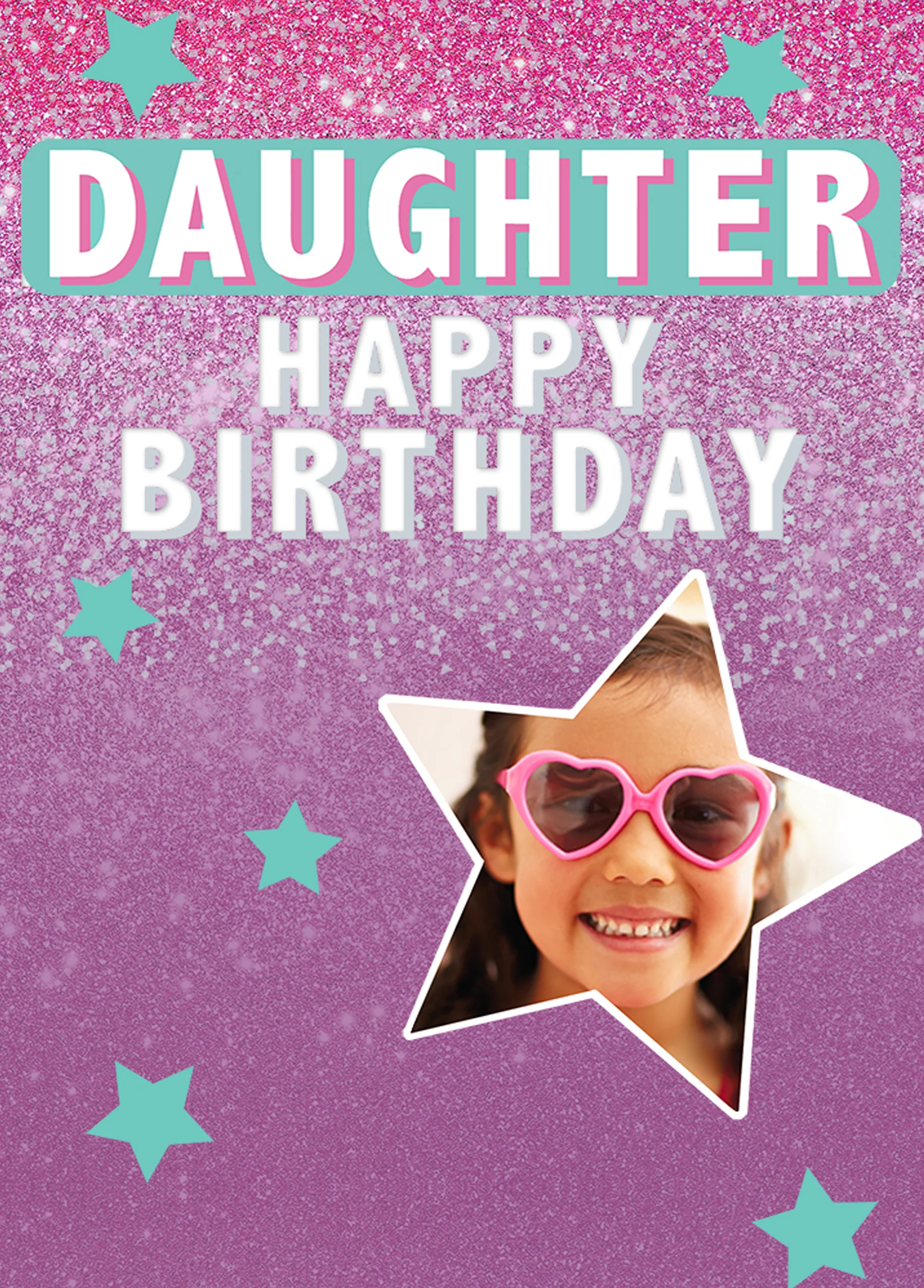 Personalised Photo Birthday Card For Daughter