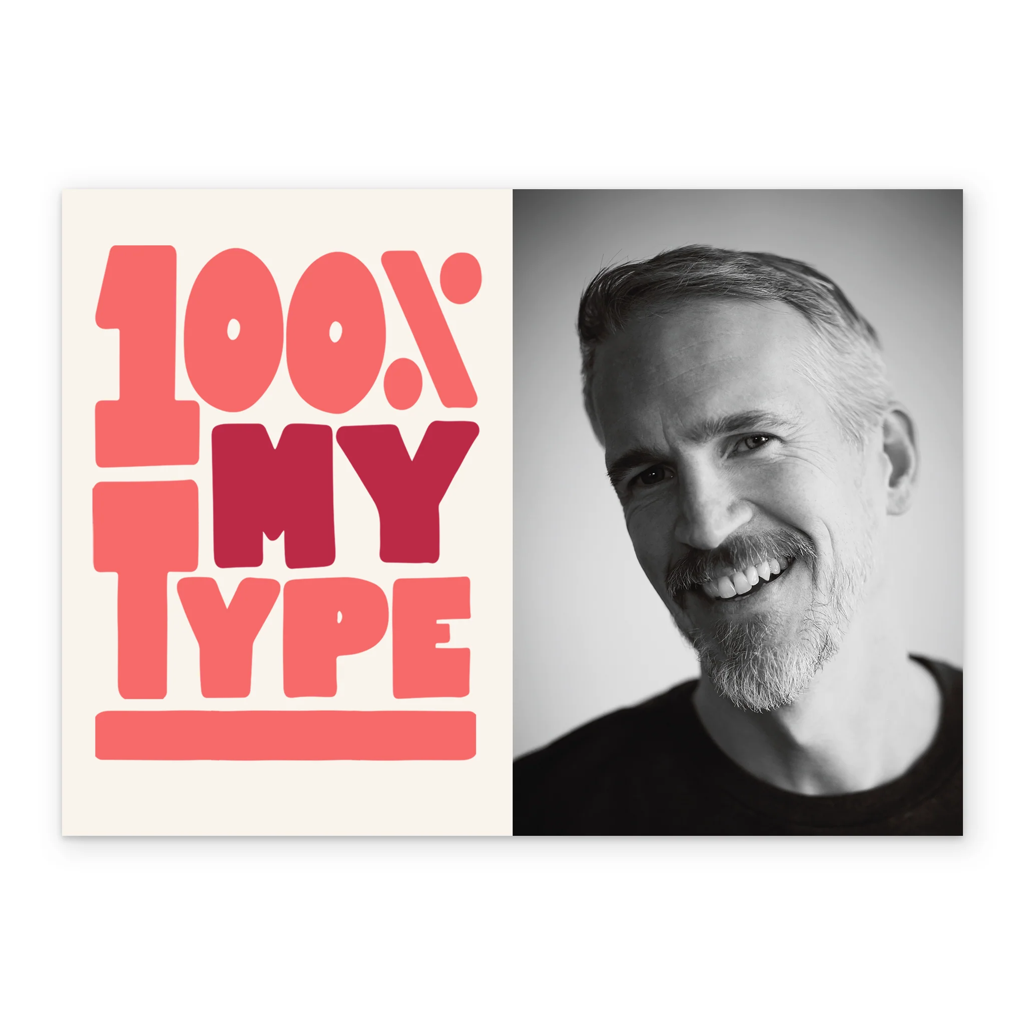 Personalised Photo Upload '100% My Type' Valentine's Day Card - Image 2