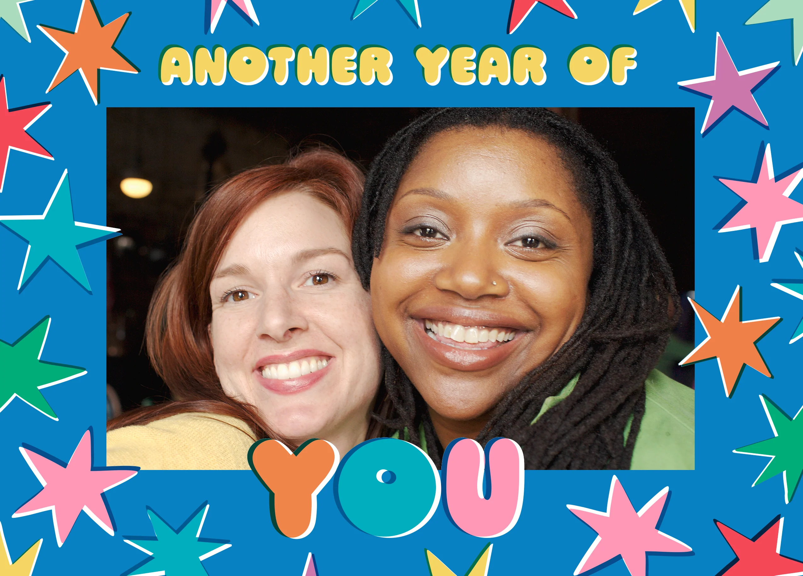 Personalised Photo Upload 'Another Year of You' Birthday Card