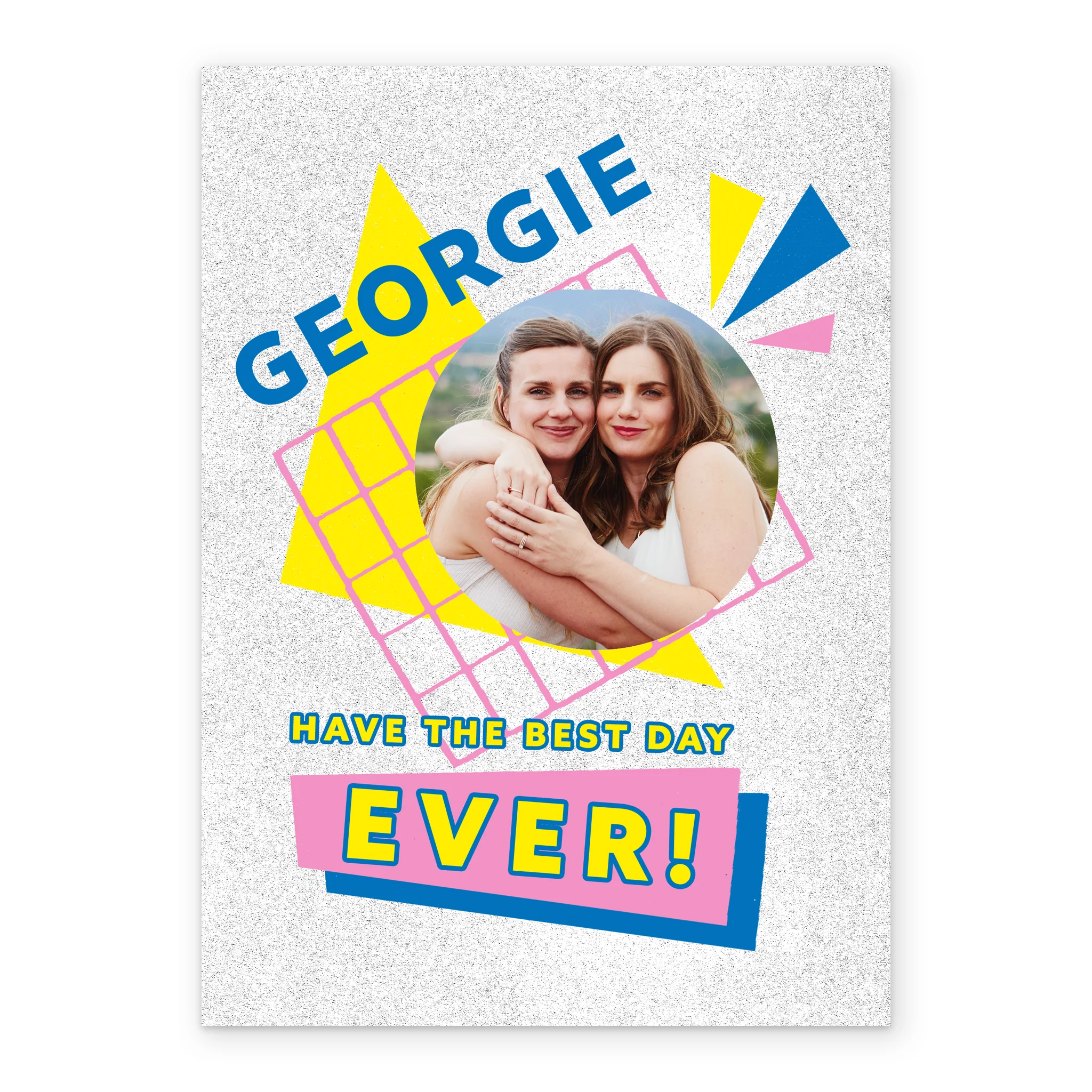Personalised Photo Upload 'Best Day' Sister Birthday Card - Image 2