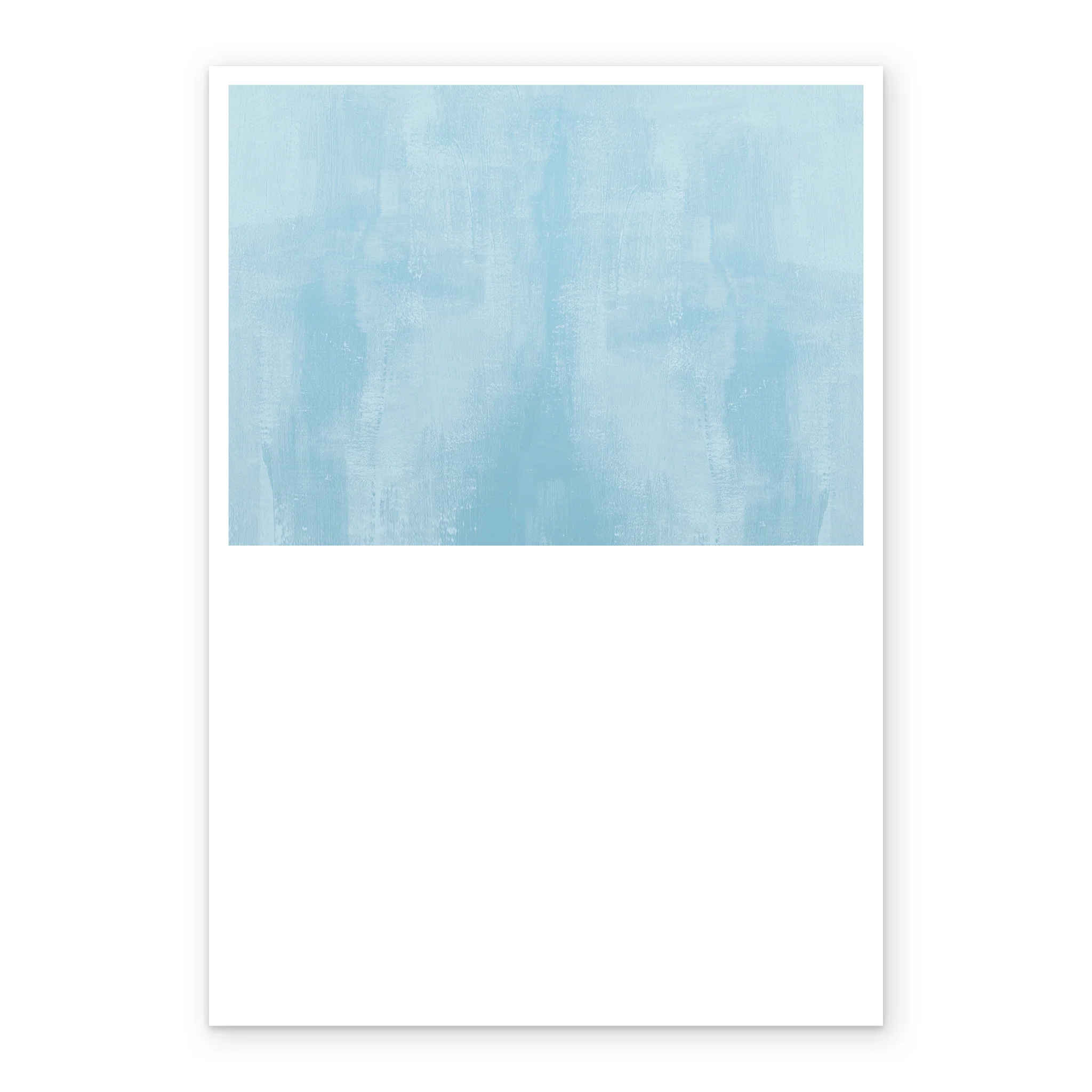 Personalised Photo Upload Blue New Baby Boy Card - Image 3