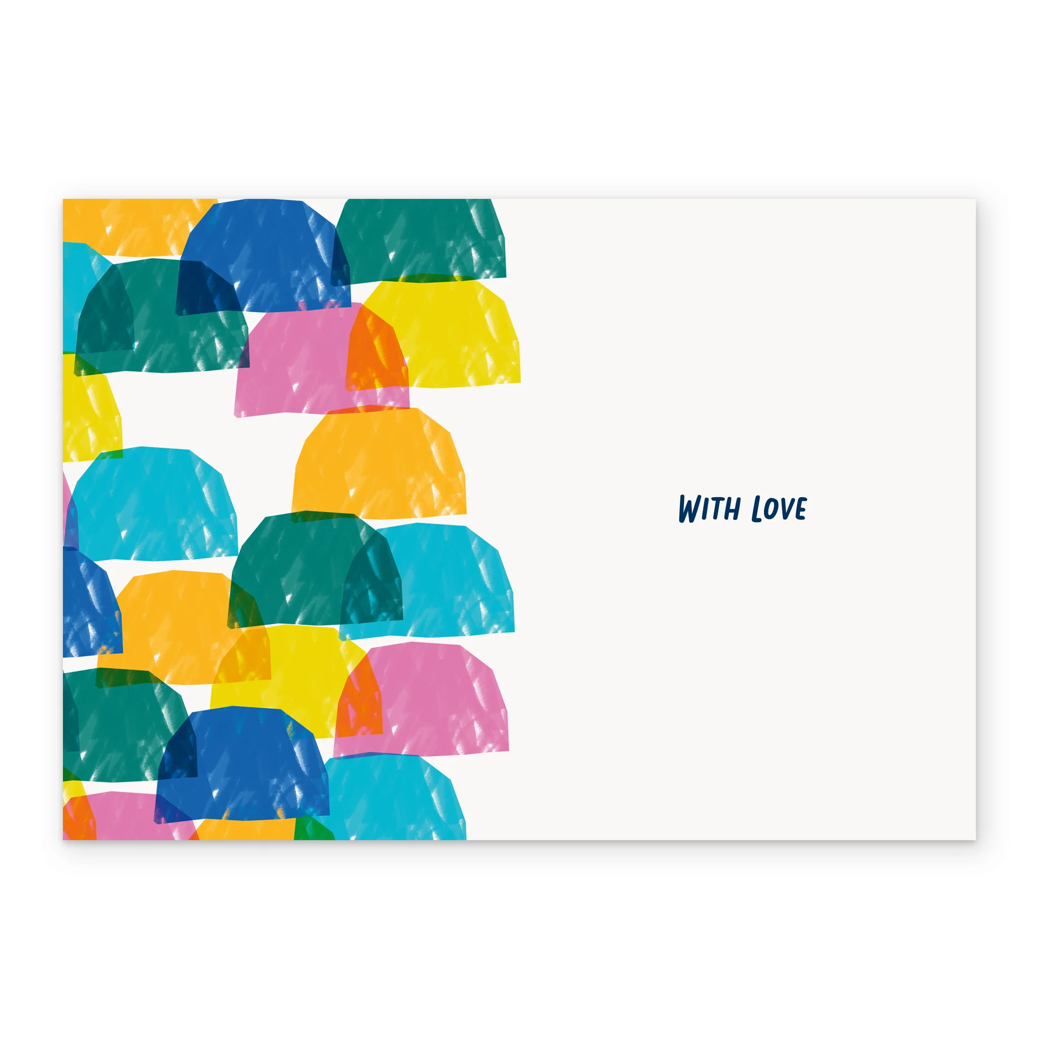 Personalised Photo Upload Colourful Shapes Birthday Card - Image 3