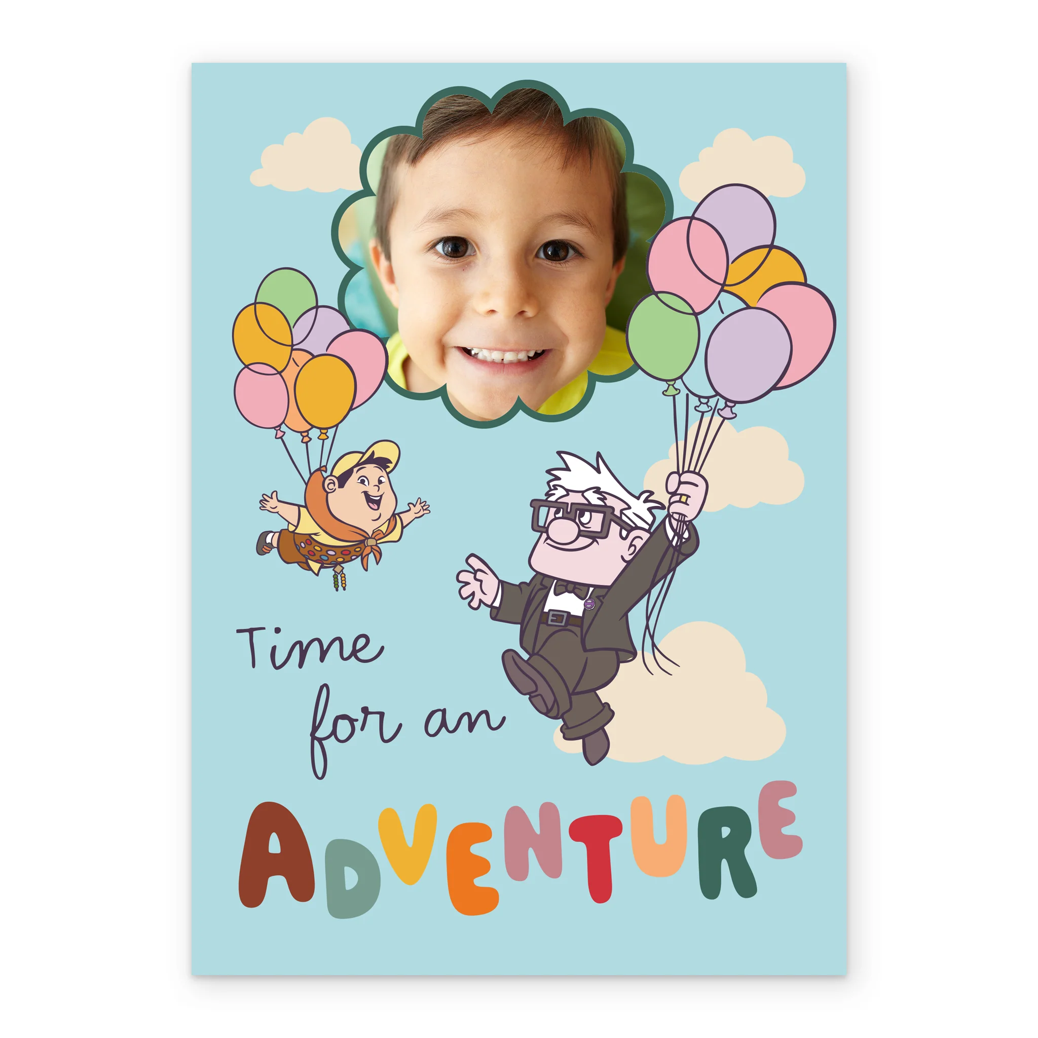 Personalised Photo Upload Disney Up Birthday Card - Image 2