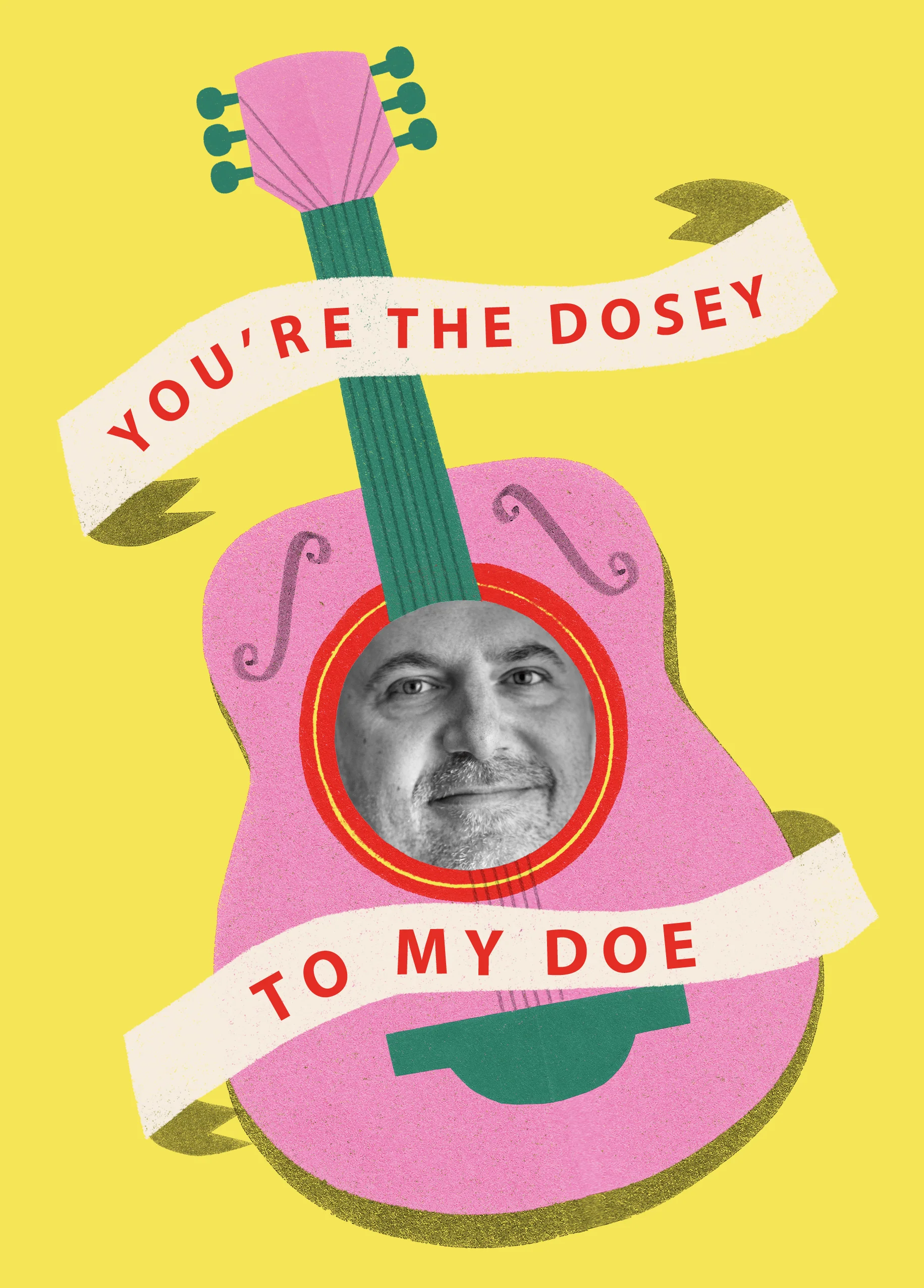 Personalised Photo Upload 'Dosey to My Doe' Birthday Card