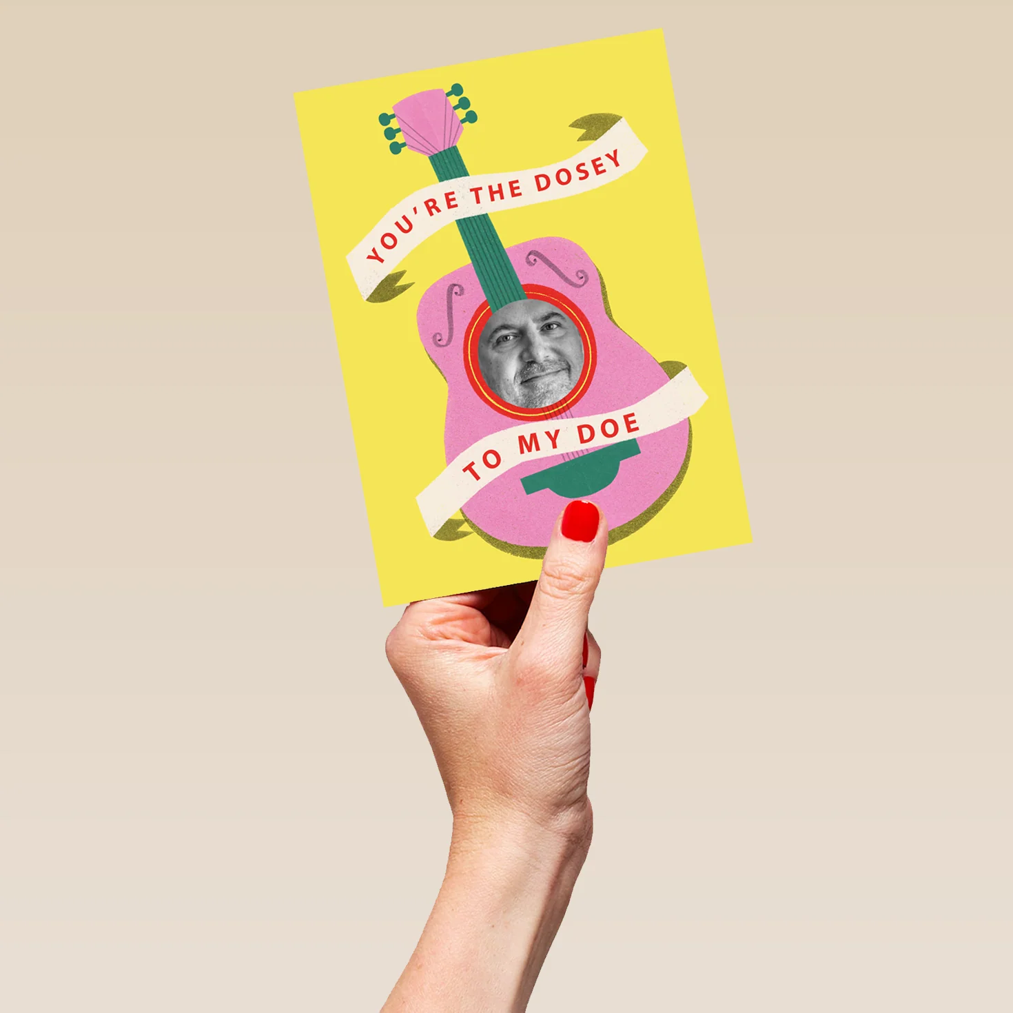Personalised Photo Upload 'Dosey to My Doe' Birthday Card - Image 5
