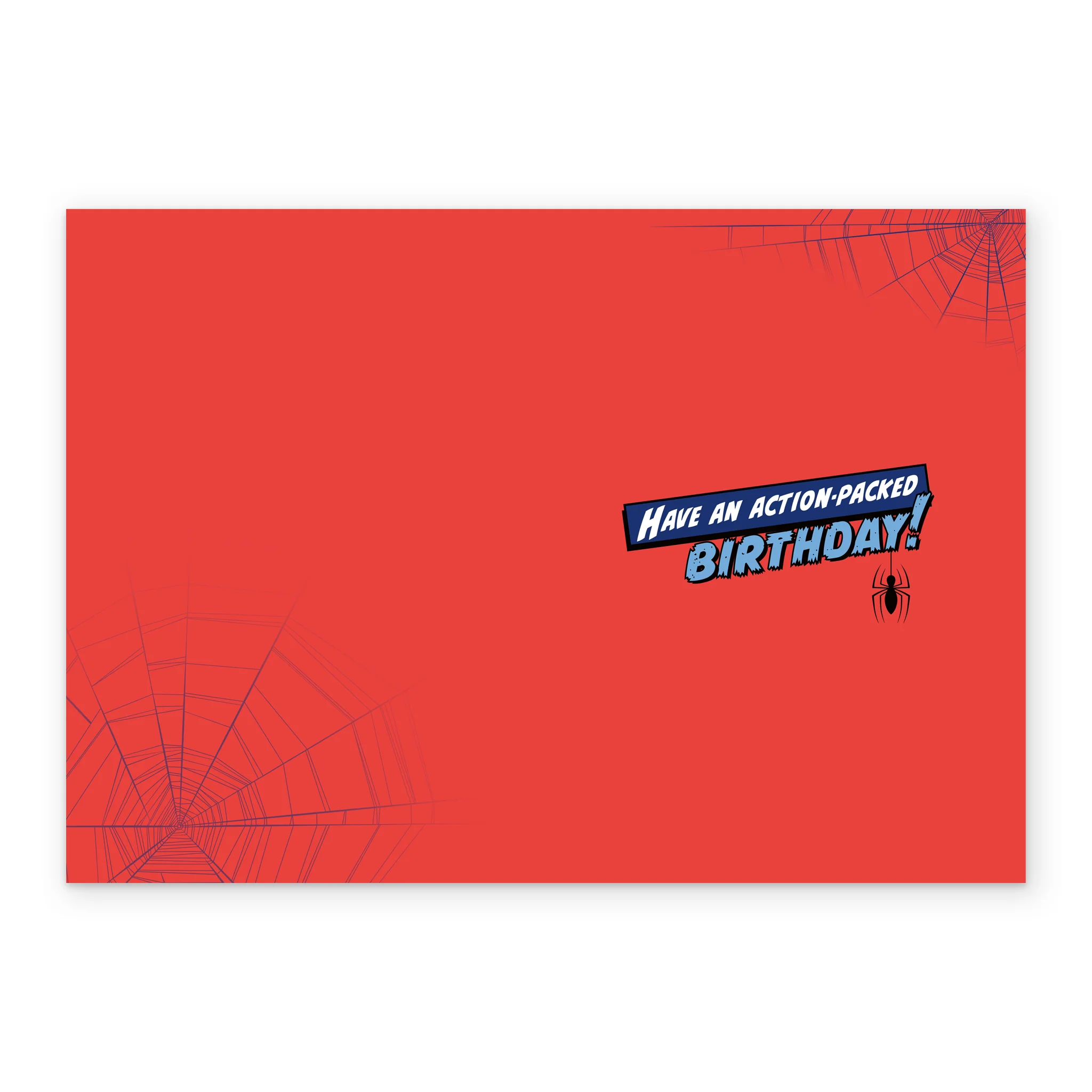 Personalised Photo Upload & Editable Birthday Card - MARVEL Spider-Man Design - Image 3