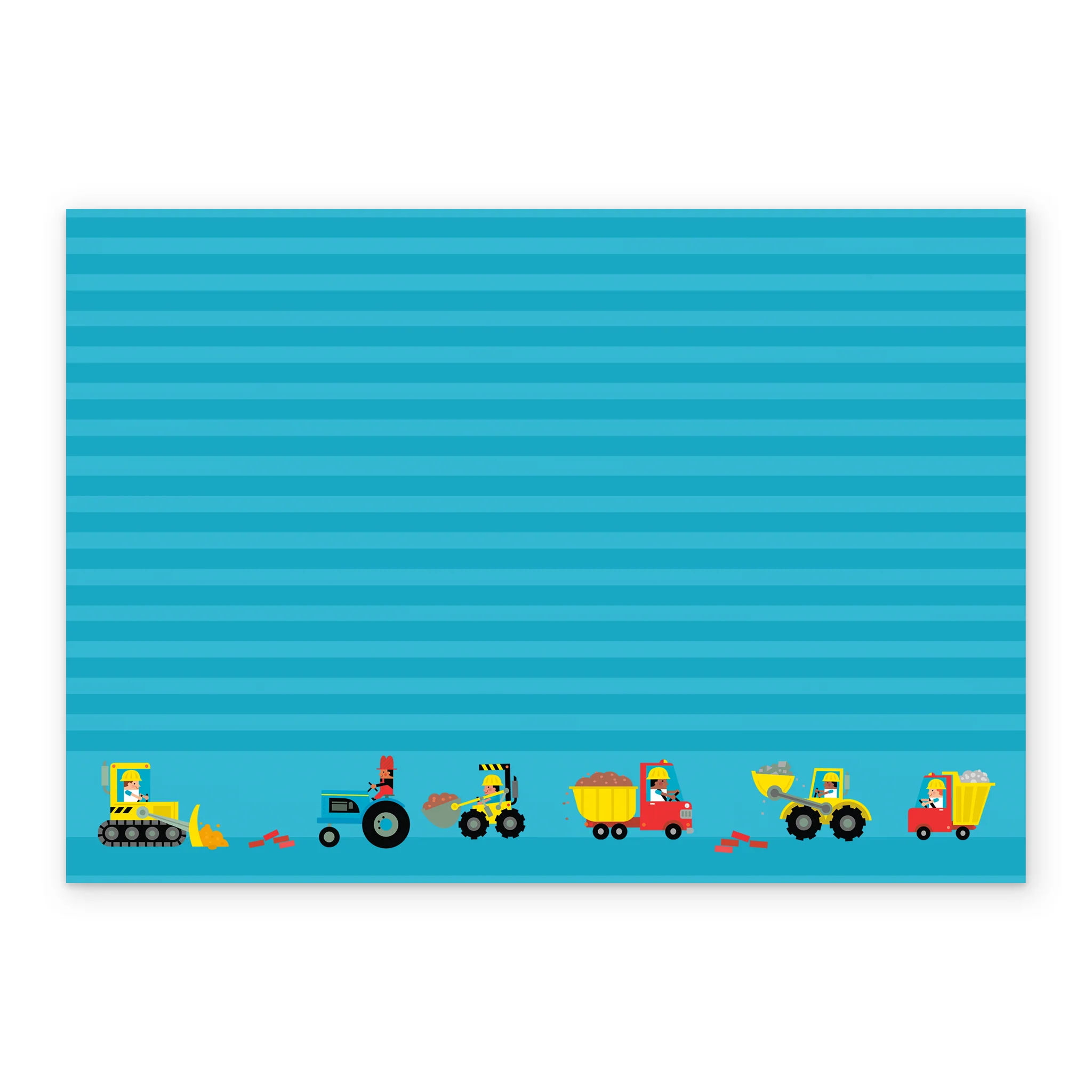 Personalised Photo Upload & Editable Construction Vehicles Birthday Invitation - Image 3