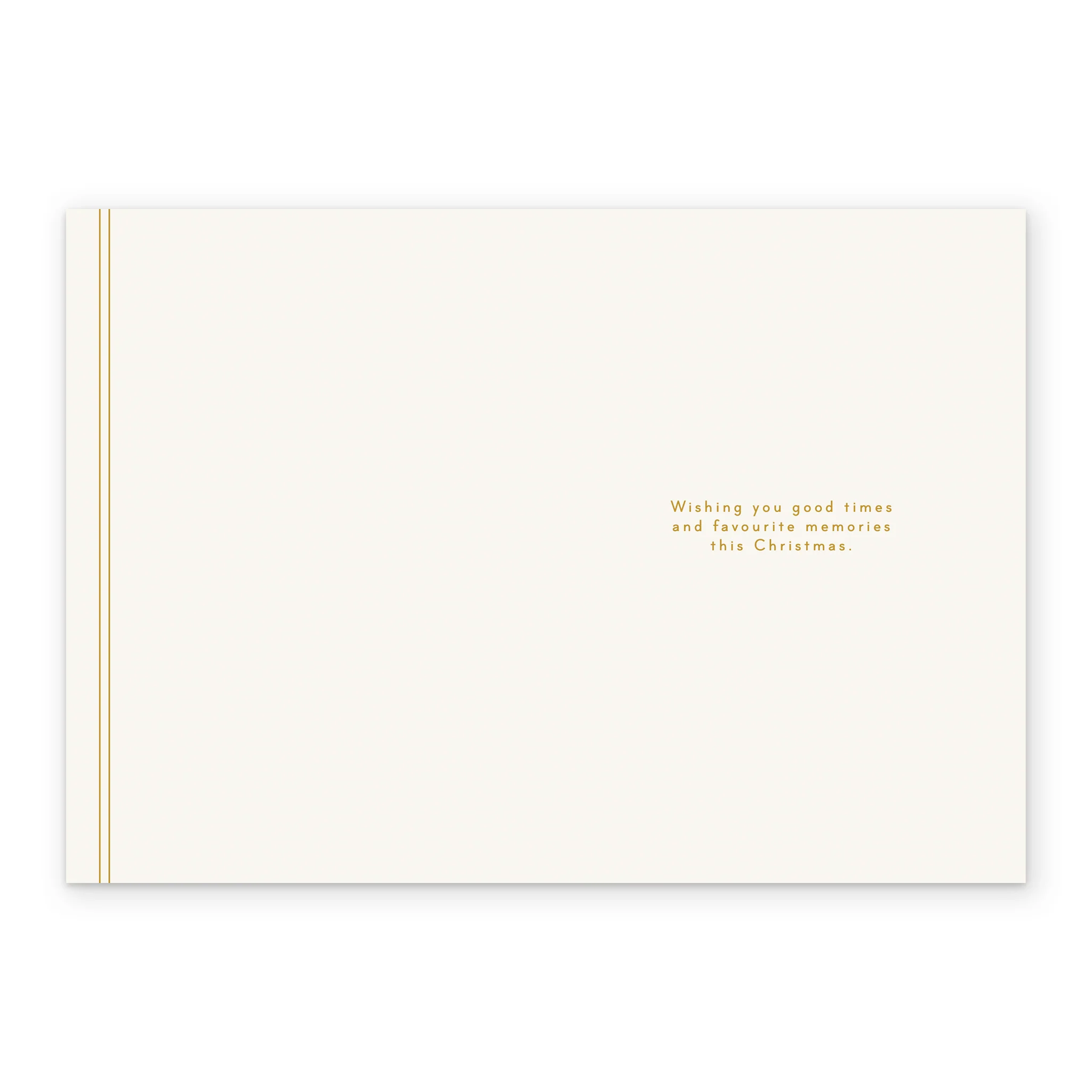 Personalised Photo Upload & Editable Gold Lettering Christmas Card - Image 3