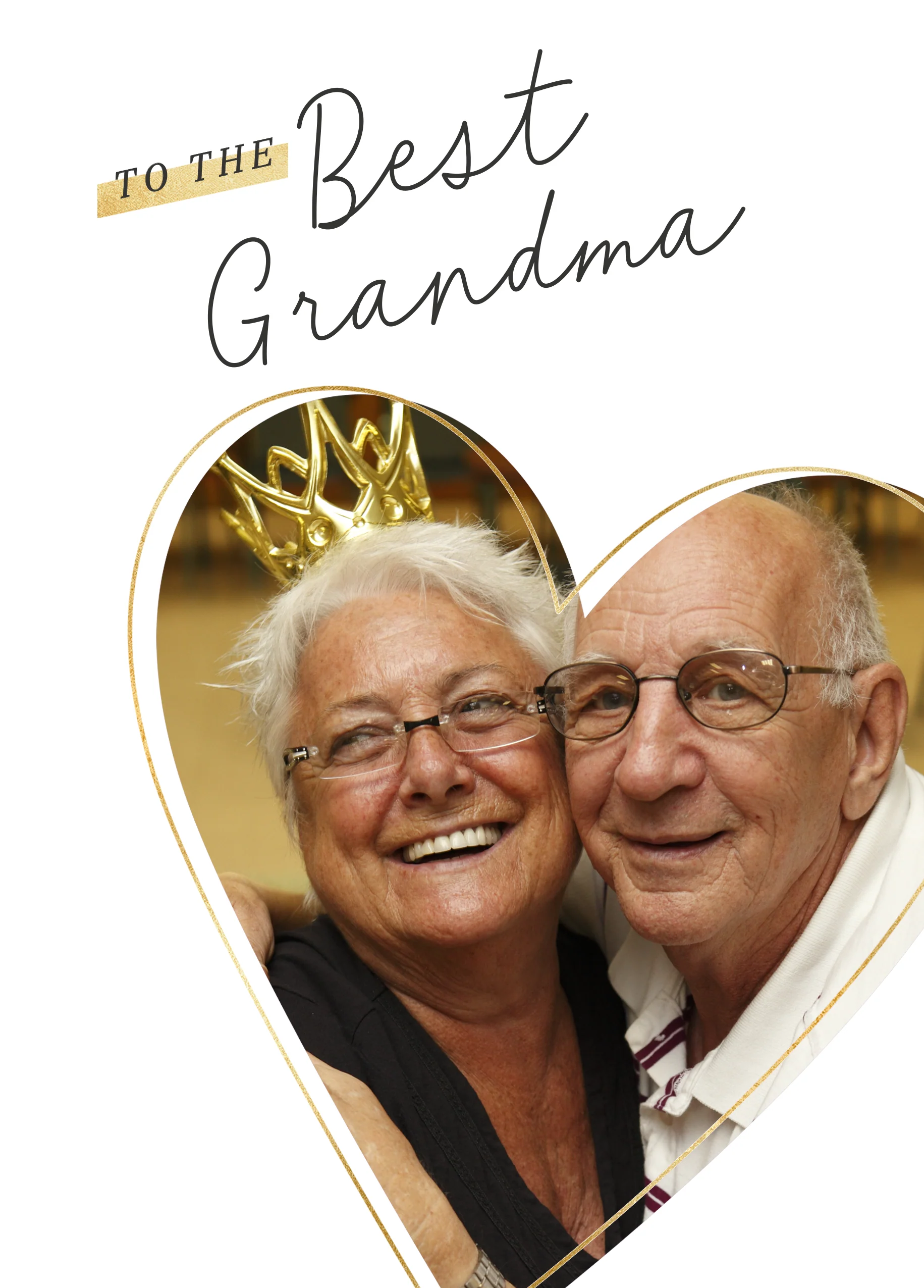 Personalised Photo Upload & Editable Heart Mother's Day Card