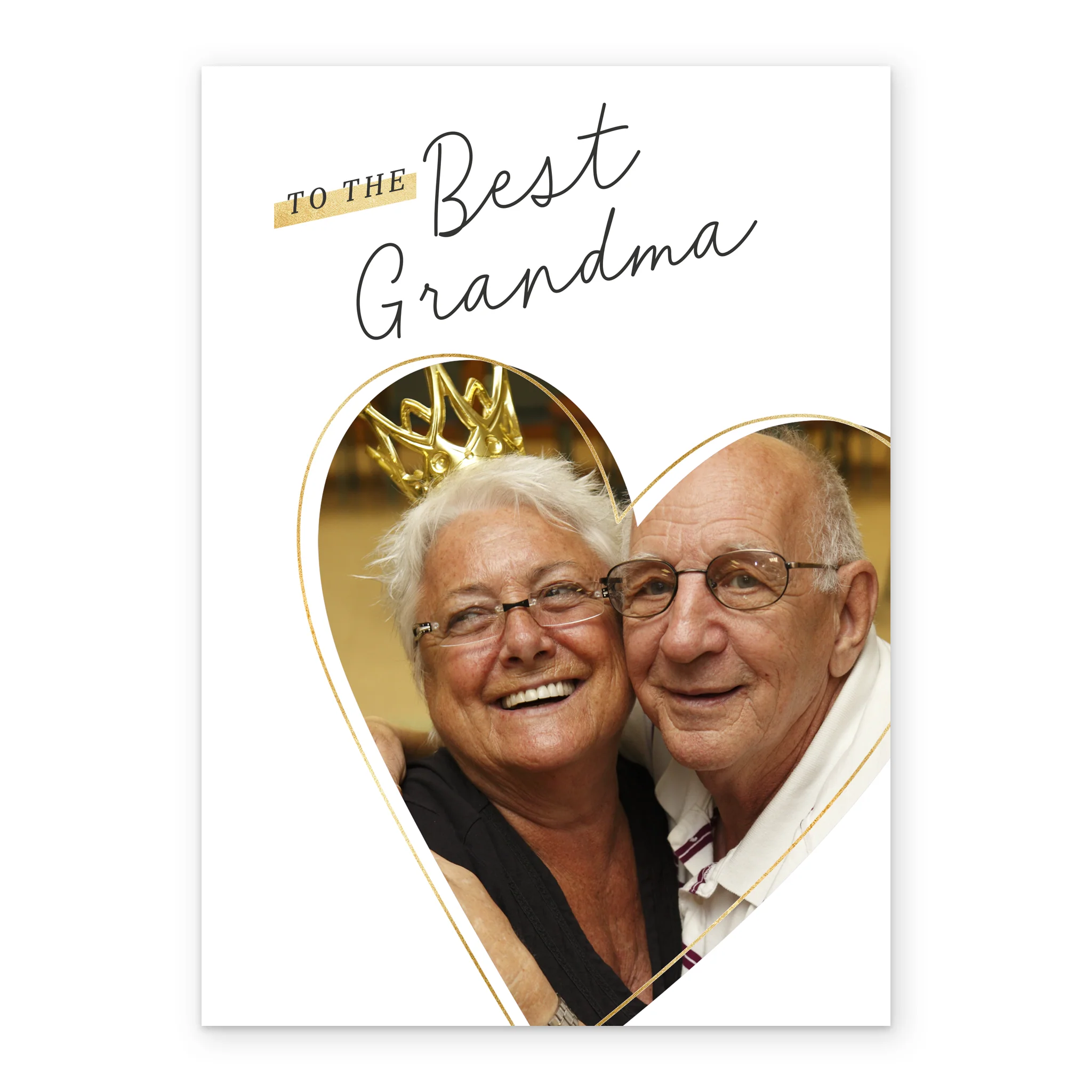 Personalised Photo Upload & Editable Heart Mother's Day Card - Image 2