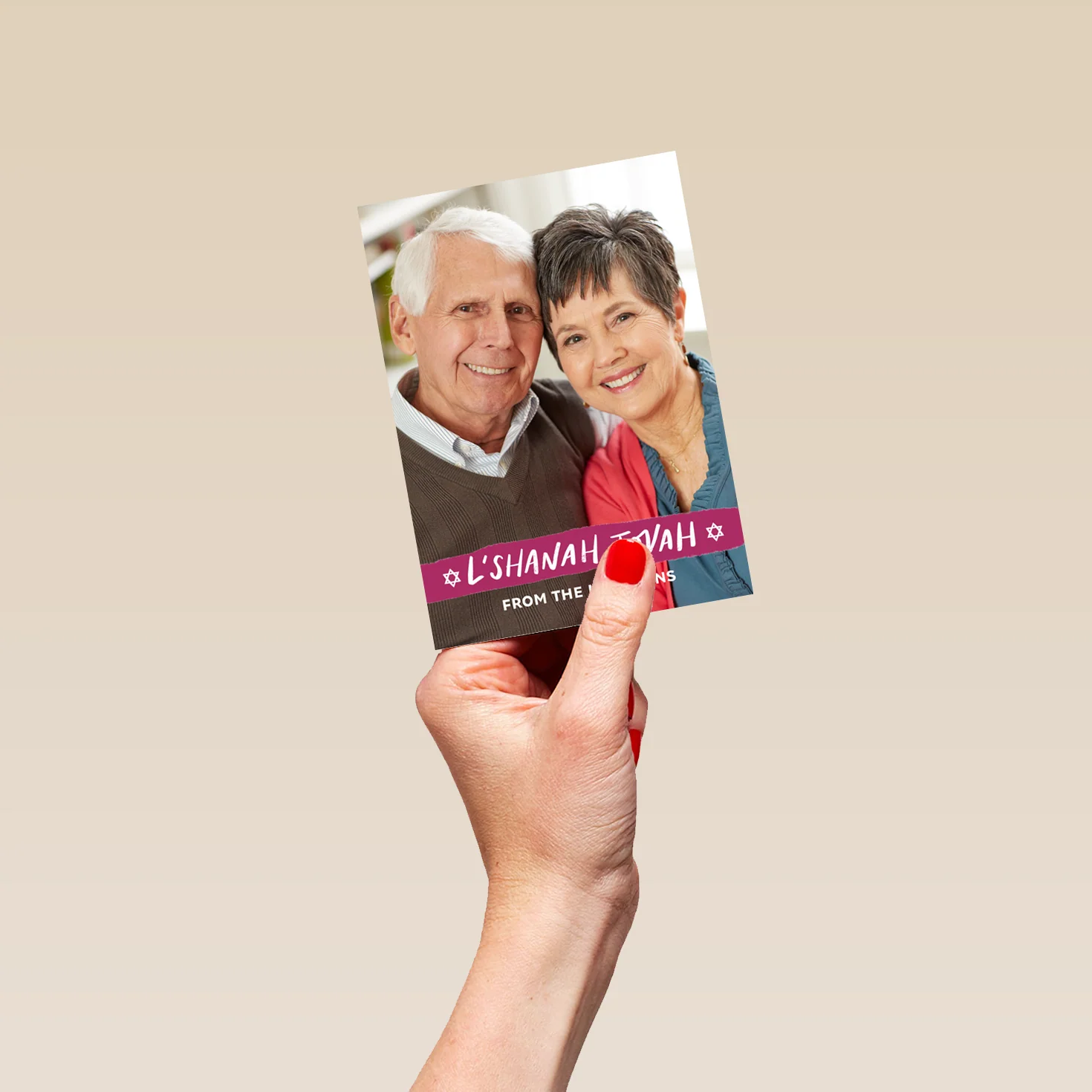 Personalised Photo Upload & Editable Rosh Hashanah Card - Image 4