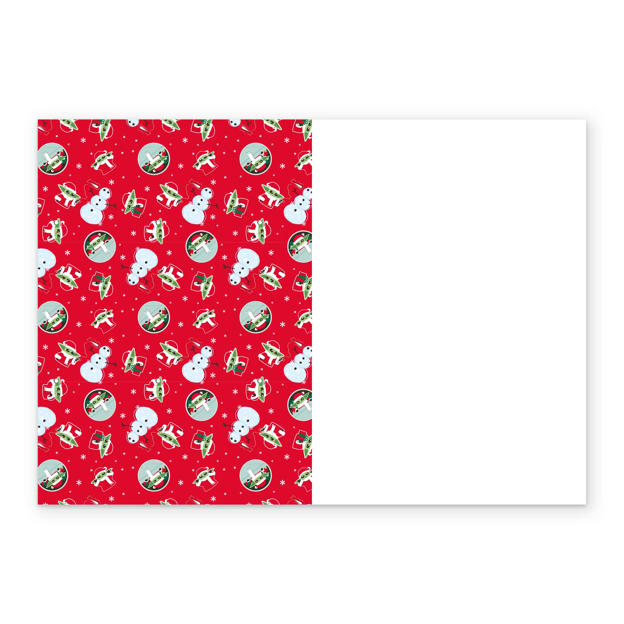 Personalised Photo Upload & Editable The Mandalorian™ Cute Grogu™ Christmas Card - Image 3