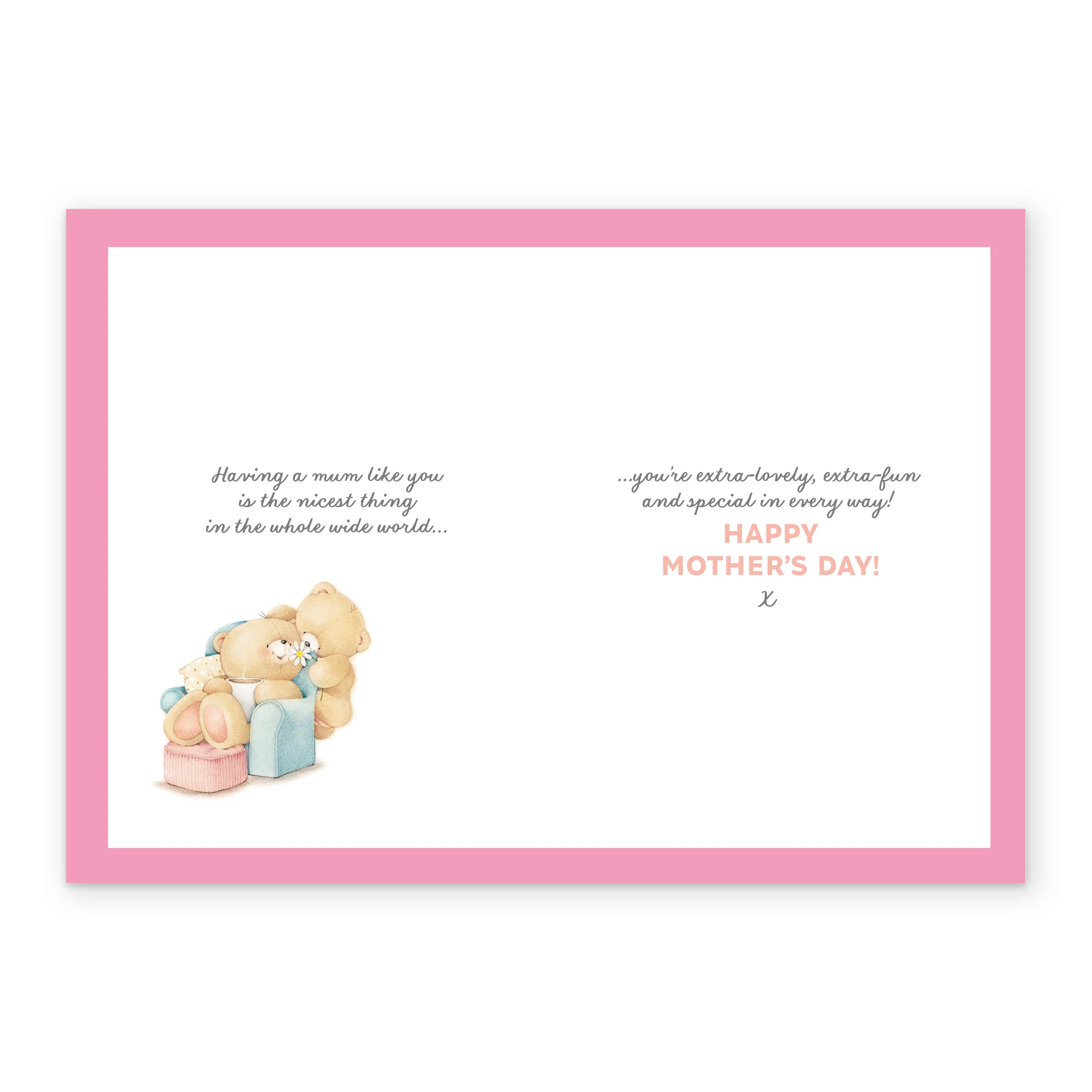 Personalised Photo Upload Forever Friends Hearts Mother's Day Card - Image 3