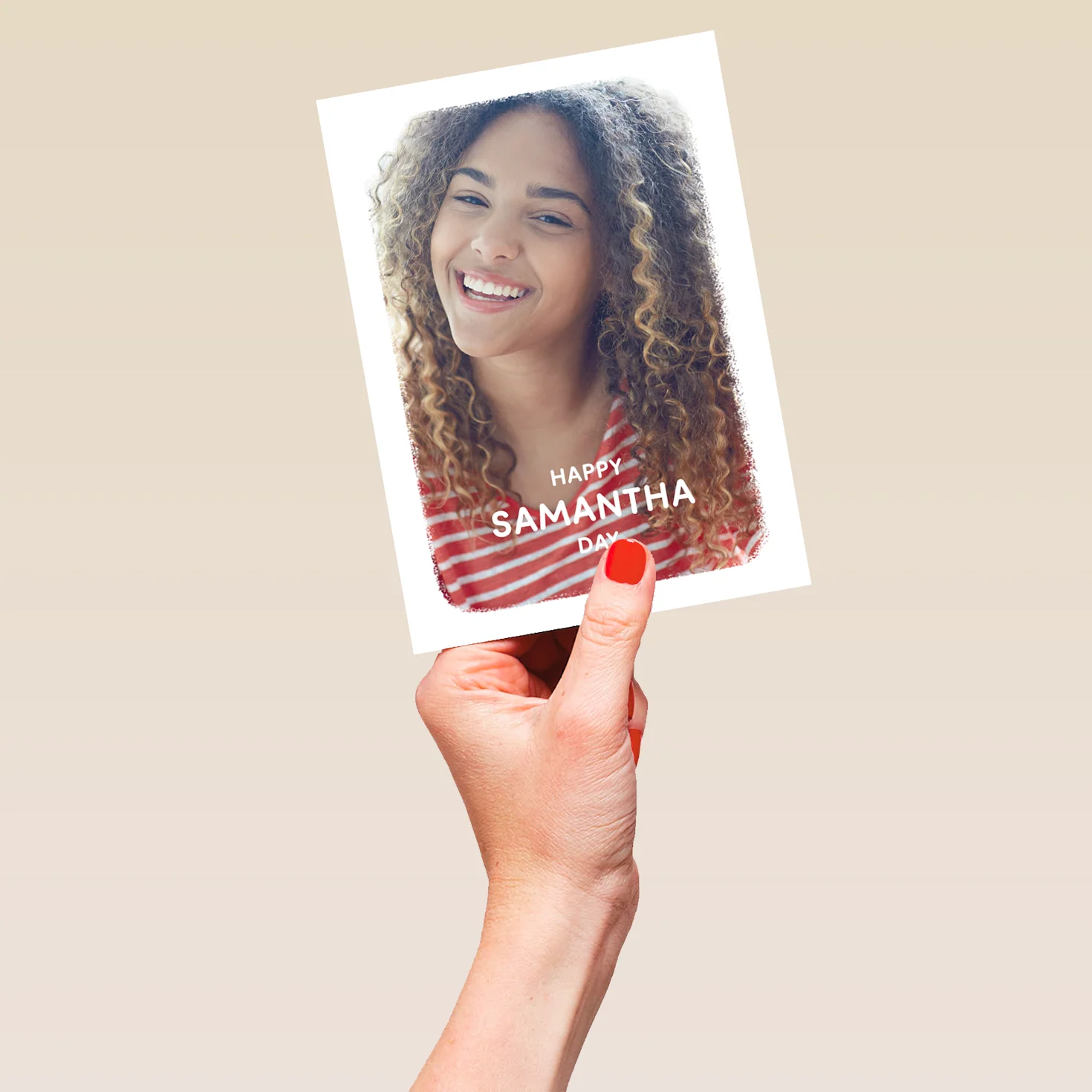 Personalised Photo Upload Greeting Card for Her - Image 5