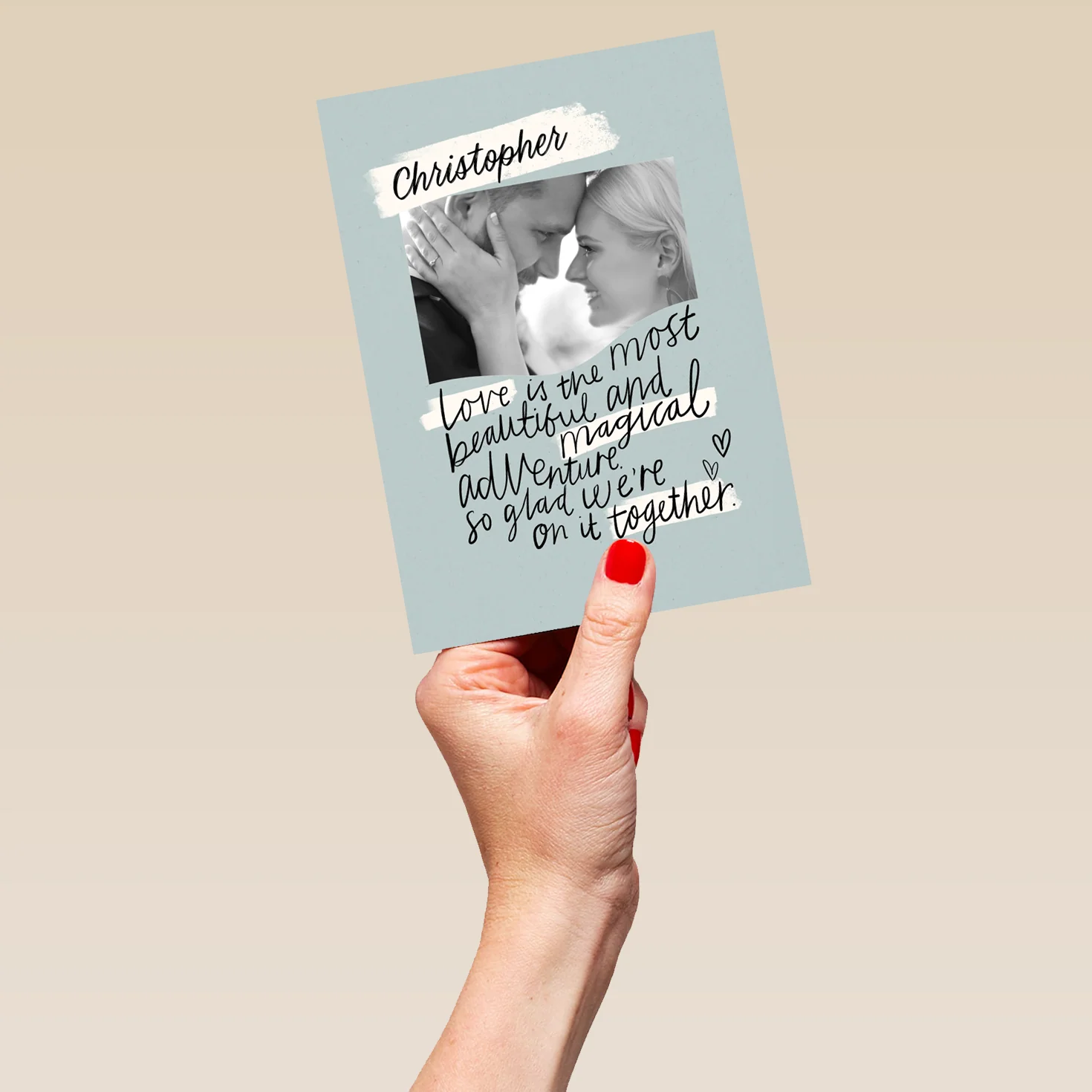 Personalised Photo Upload Heartfelt Verse Birthday Card - Image 5