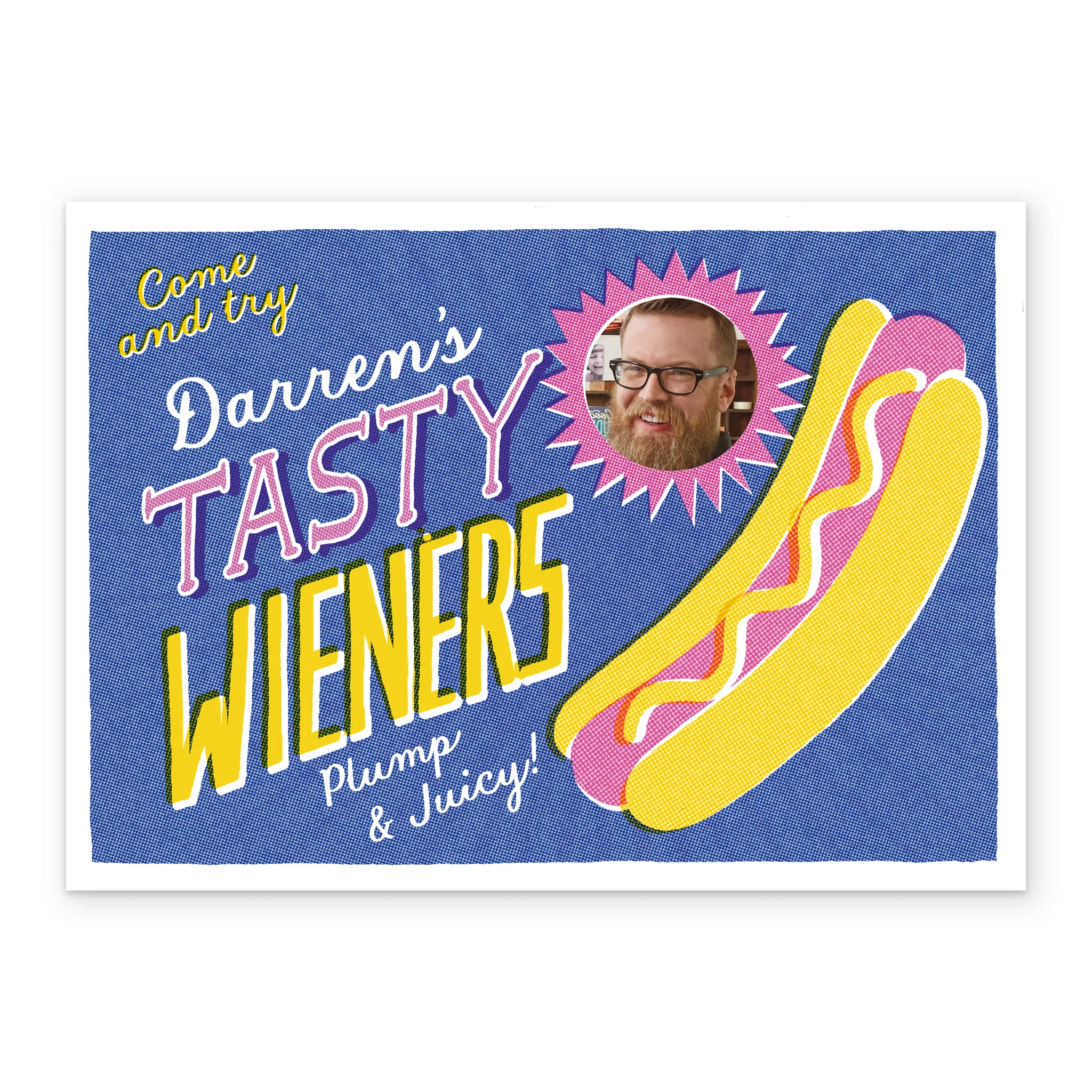 Personalised Photo Upload Hot Dog Birthday Card - Image 2